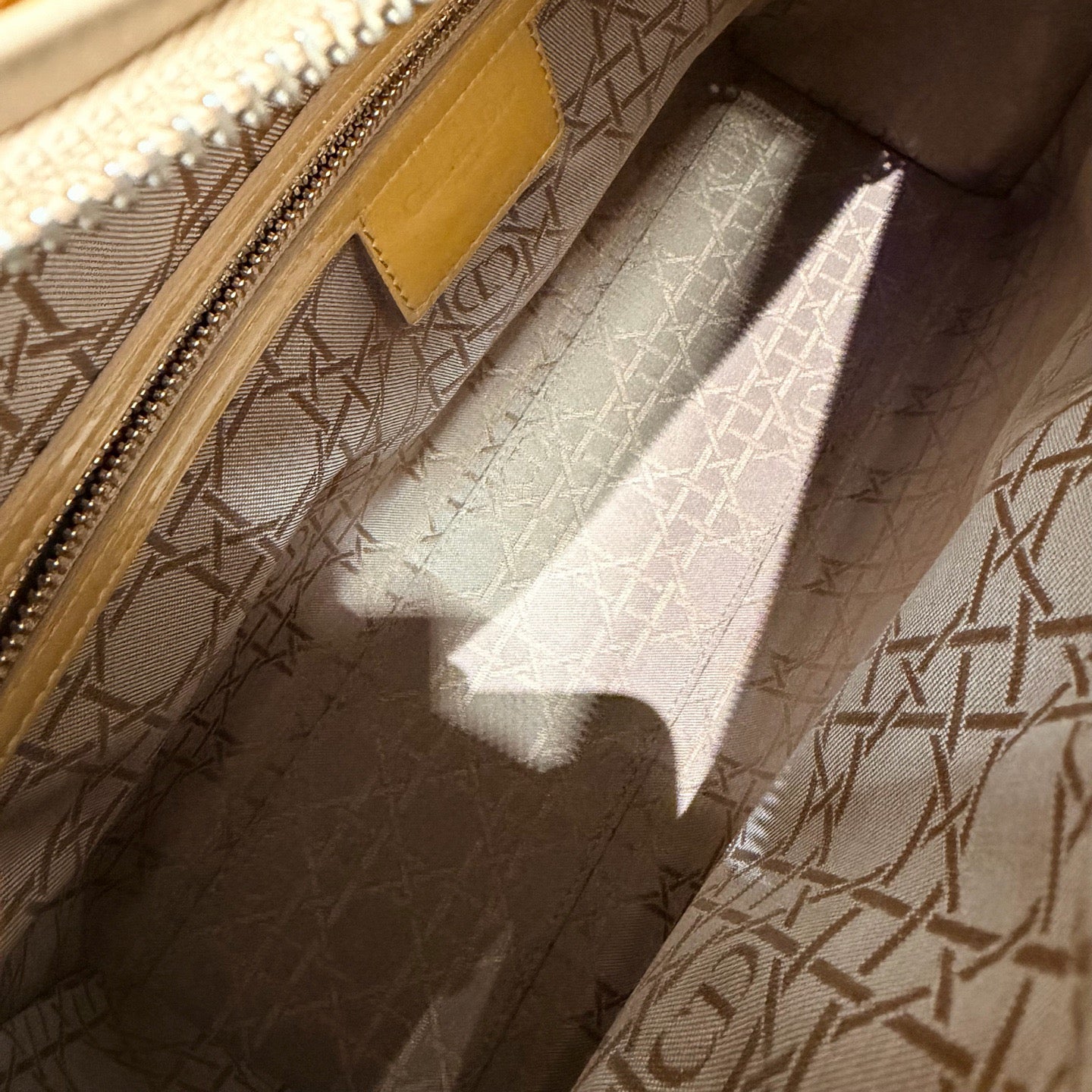 Dior - Lady Dior - Patent leather - Yellow - (medium)