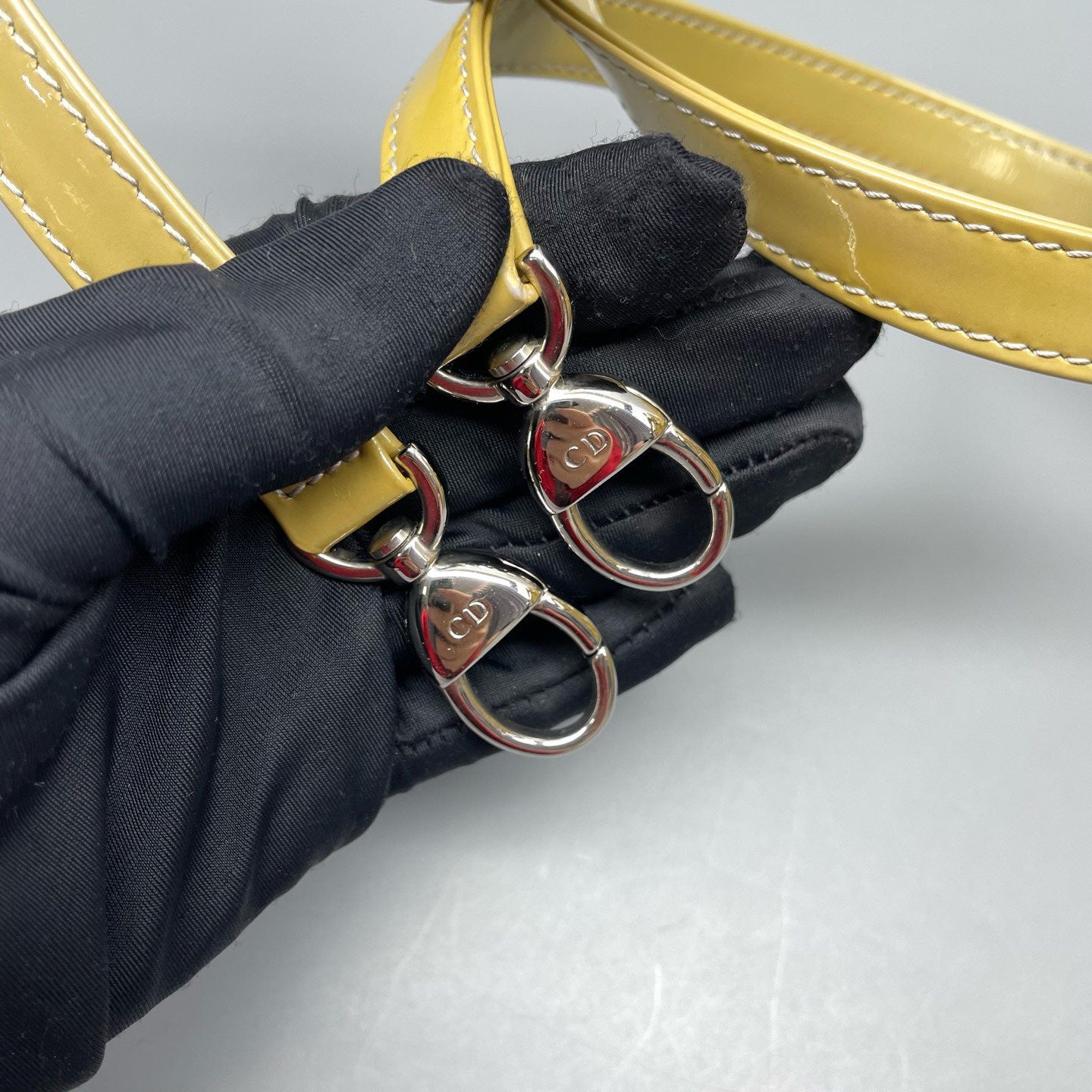 Dior - Lady Dior - Patent leather - Yellow - (Medium)