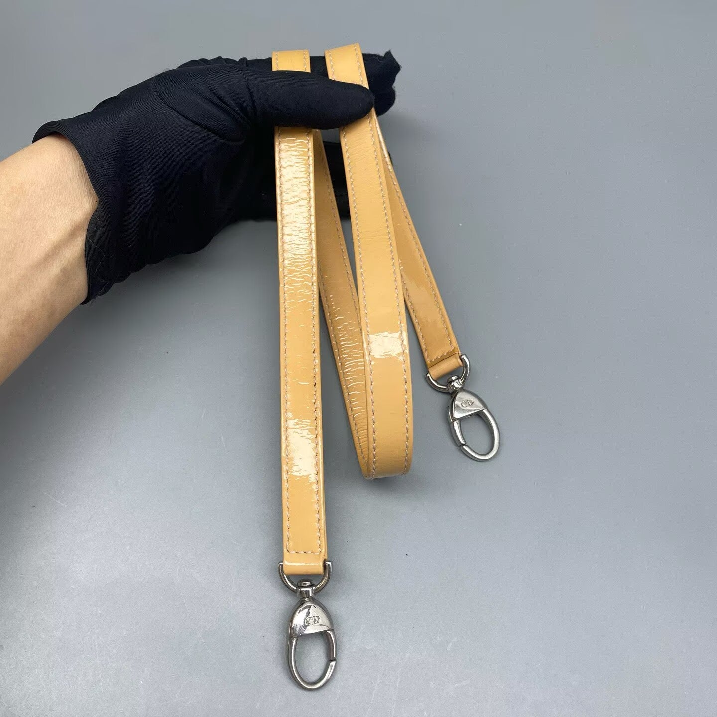 Dior - Lady Dior - Patent leather - Yellow - (Medium)