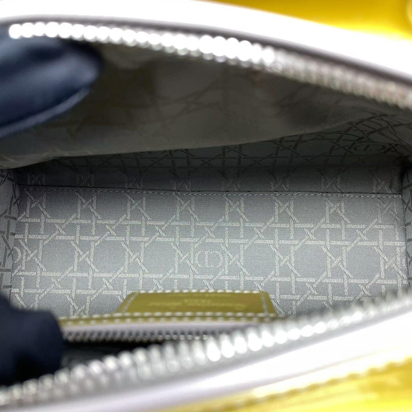 Dior - Lady Dior - Patent leather - Yellow - (Medium)