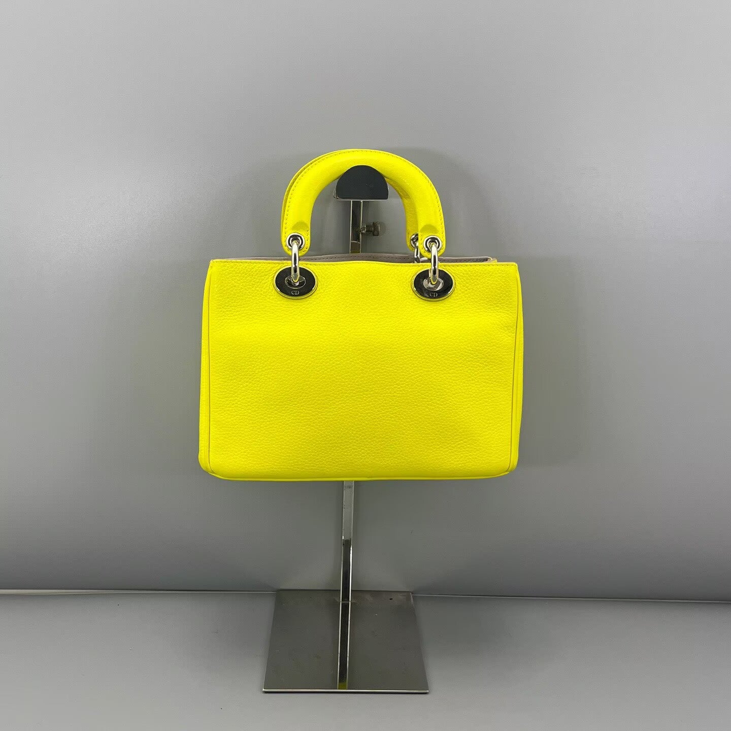Dior - Lady Dior - Pebbled leather - Yellow - (small)