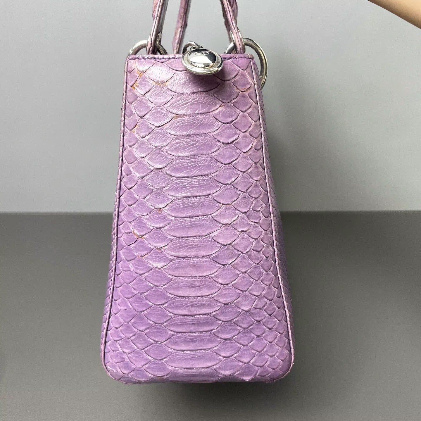 Dior - Lady Dior - Python leather - Purple - (medium)