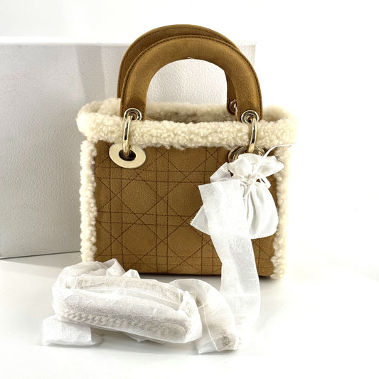 Dior - Lady Dior - Sheepskin - Beige - (mini)