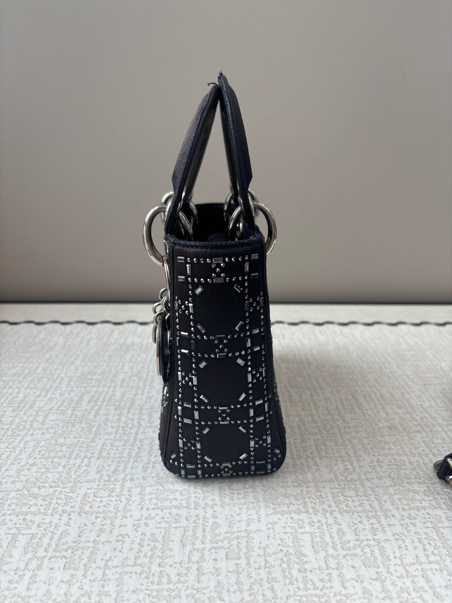 Dior - Lady Dior - Silk - Black - (mini)