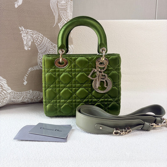 Dior - Lady Dior - Silk - Green - (mini)
