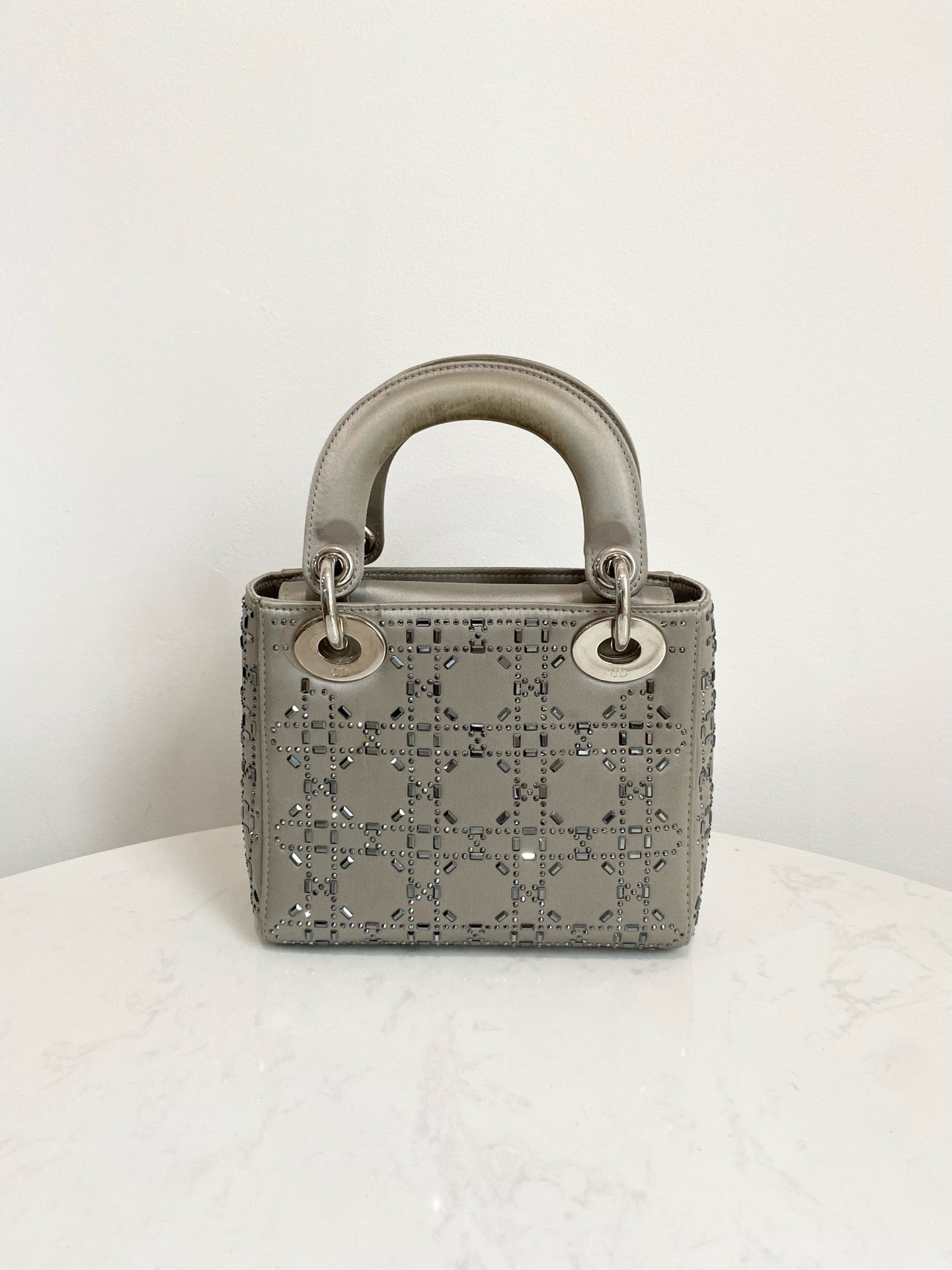 Dior - Lady Dior - Silk - Grey - (mini)