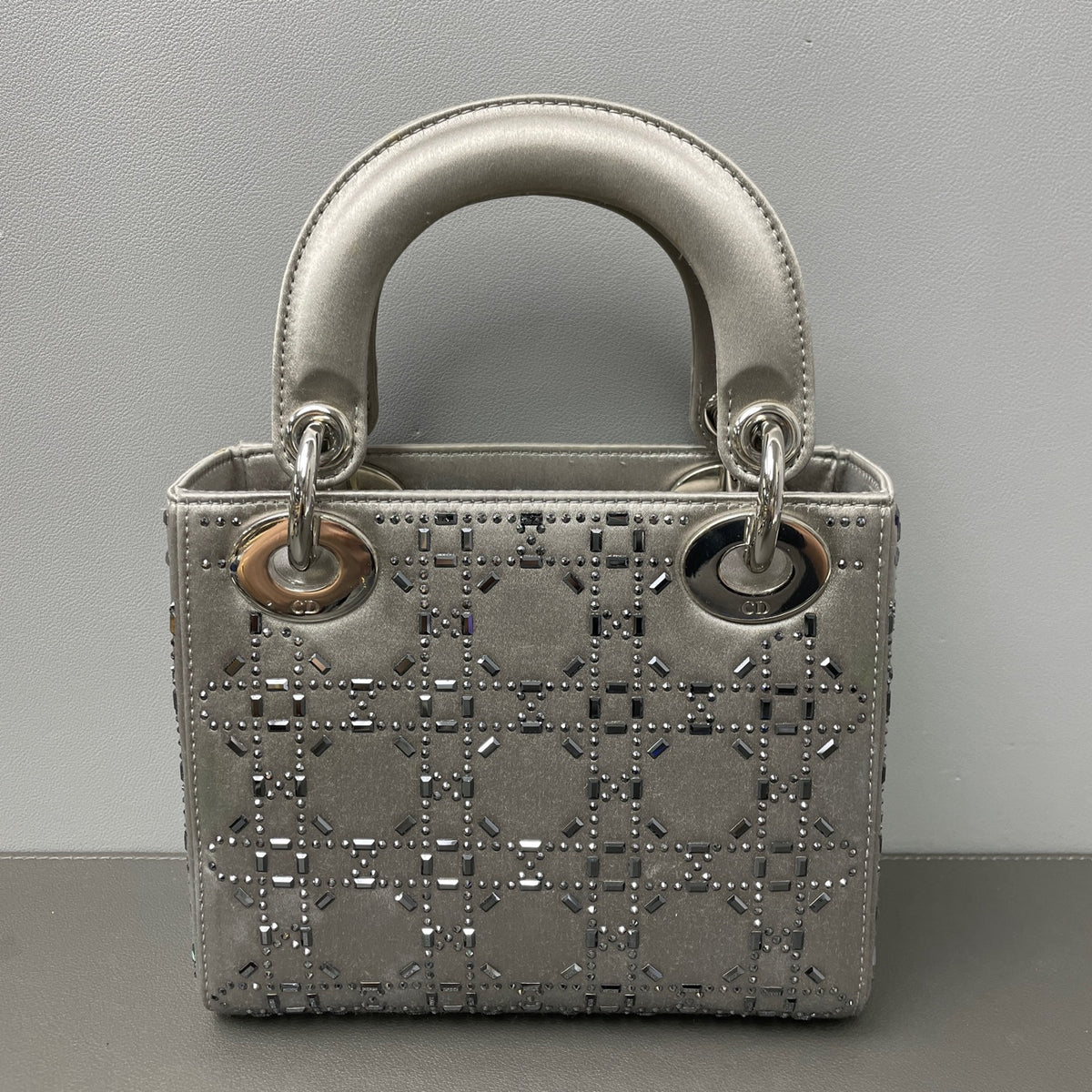 Dior - Lady Dior - Silk - Grey - (mini)