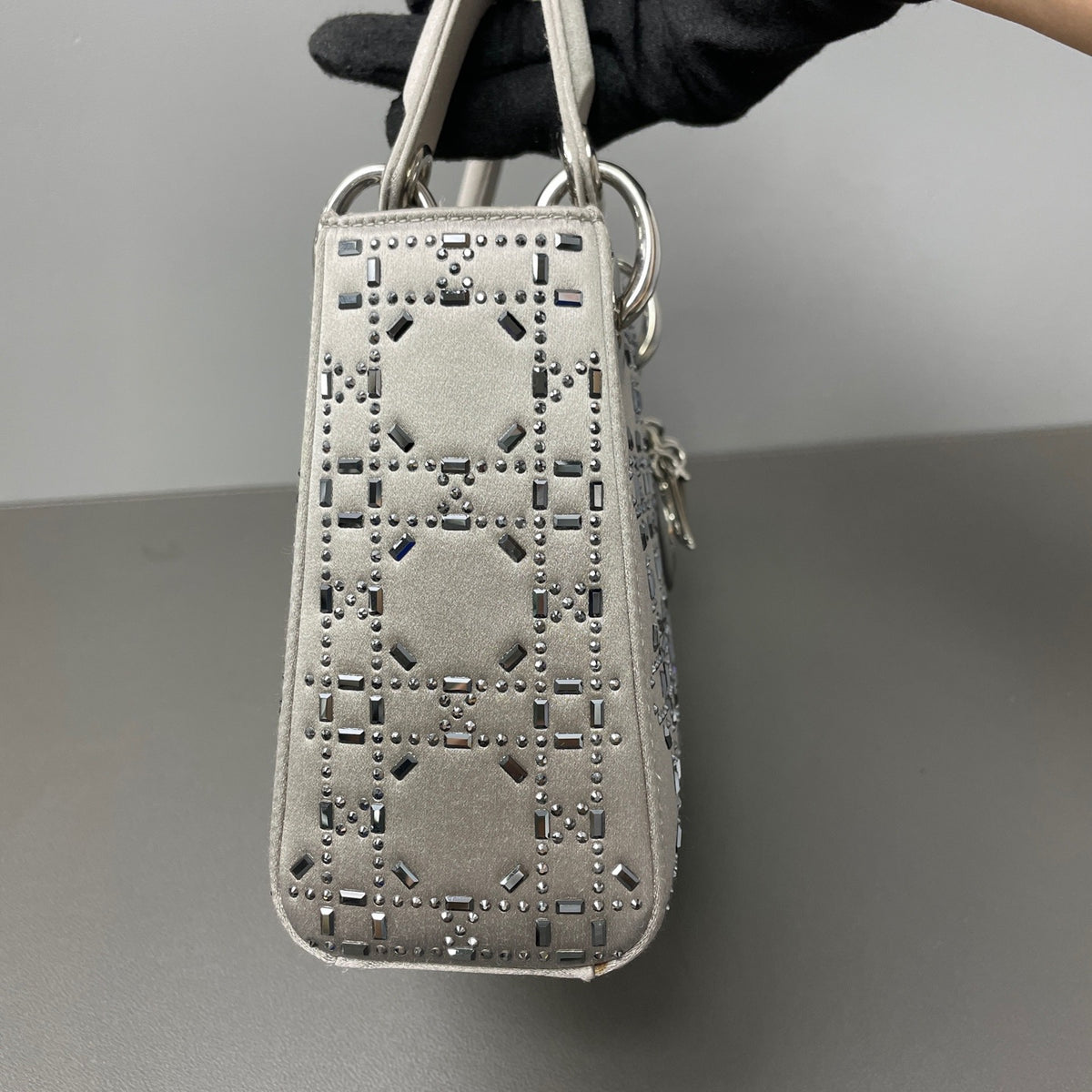 Dior - Lady Dior - Silk - Grey - (mini)