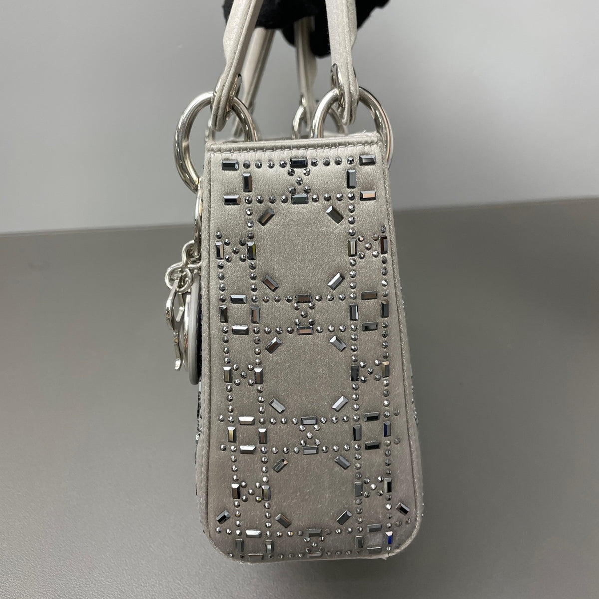 Dior - Lady Dior - Silk - Grey - (mini)