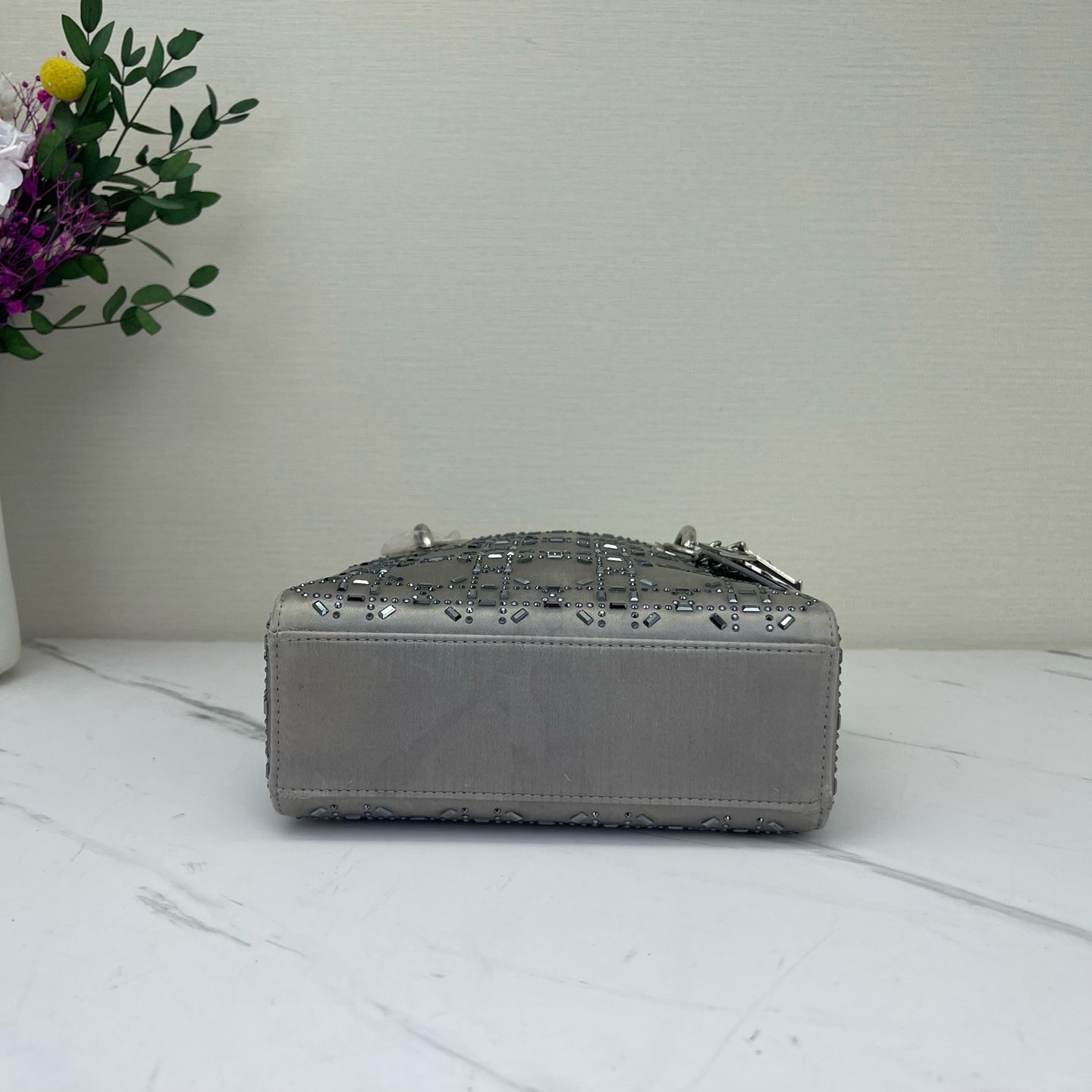 Dior - Lady Dior - Silk - Grey - (mini)