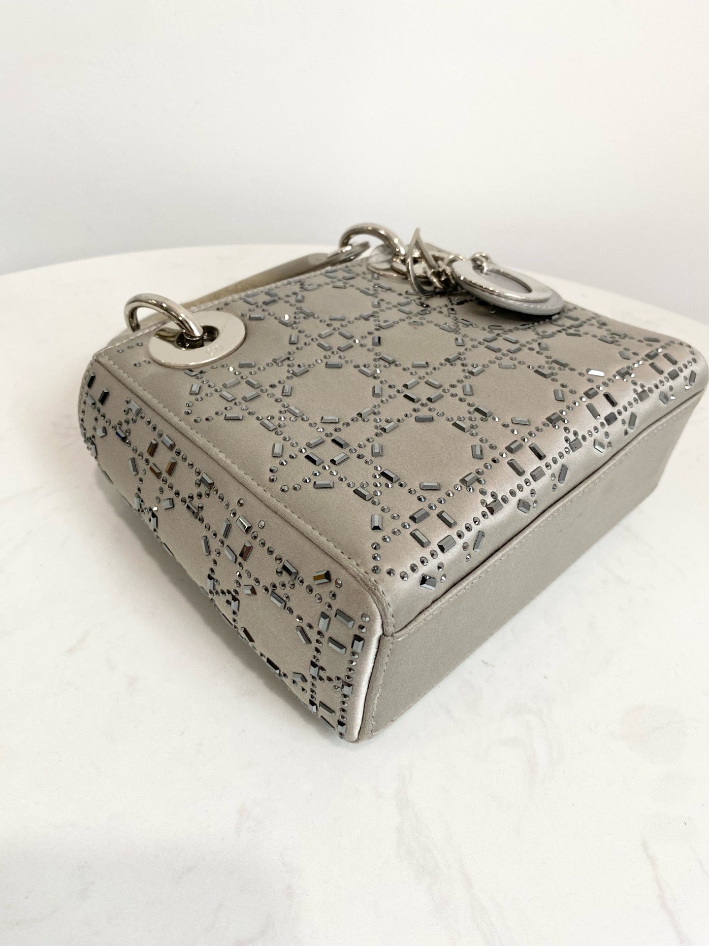 Dior - Lady Dior - Silk - Grey - (mini)