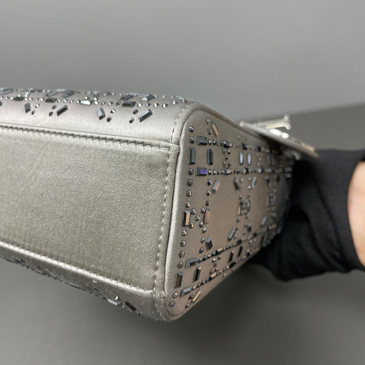 Dior - Lady Dior - Silk - Grey - (mini)