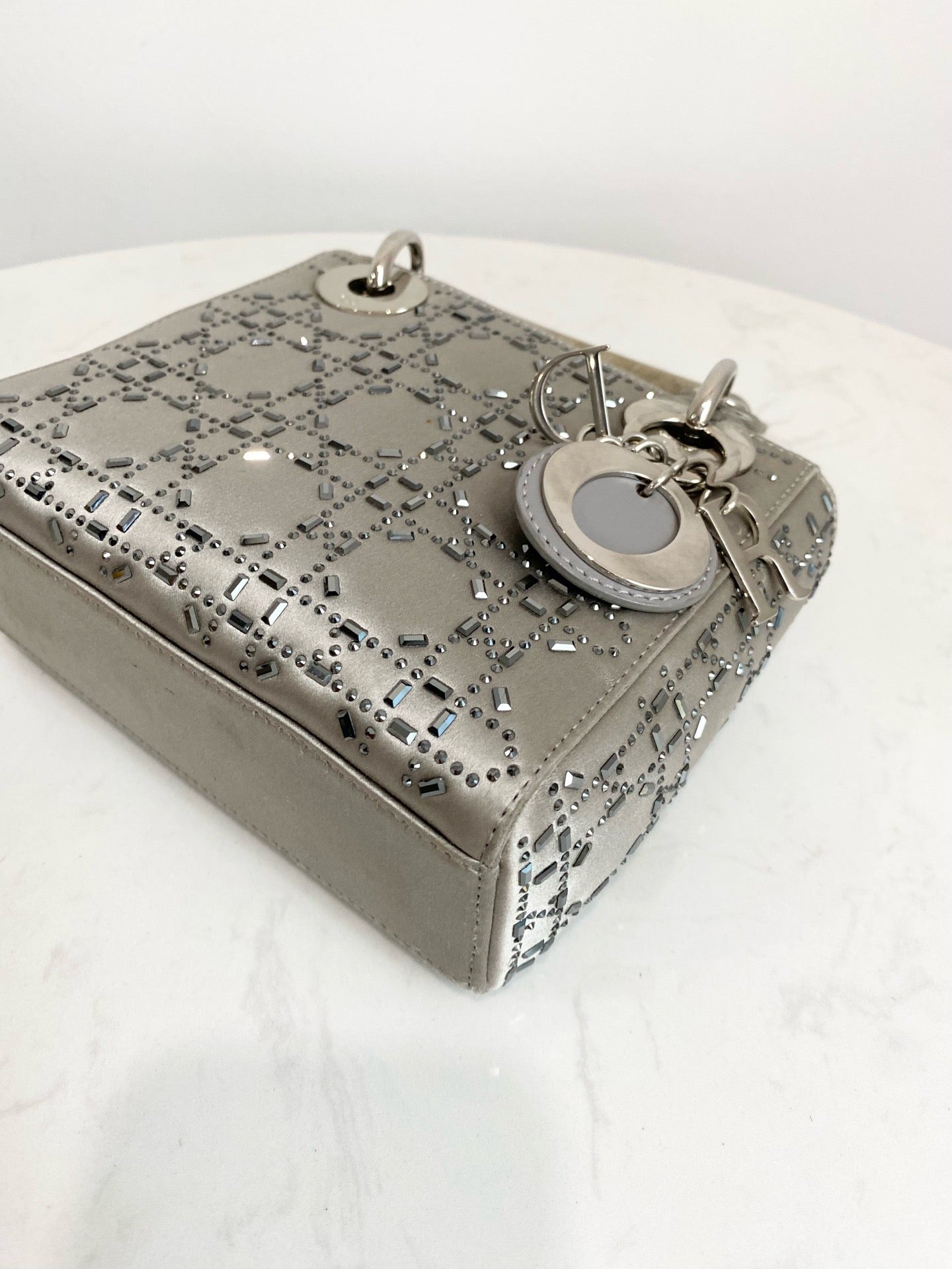 Dior - Lady Dior - Silk - Grey - (mini)