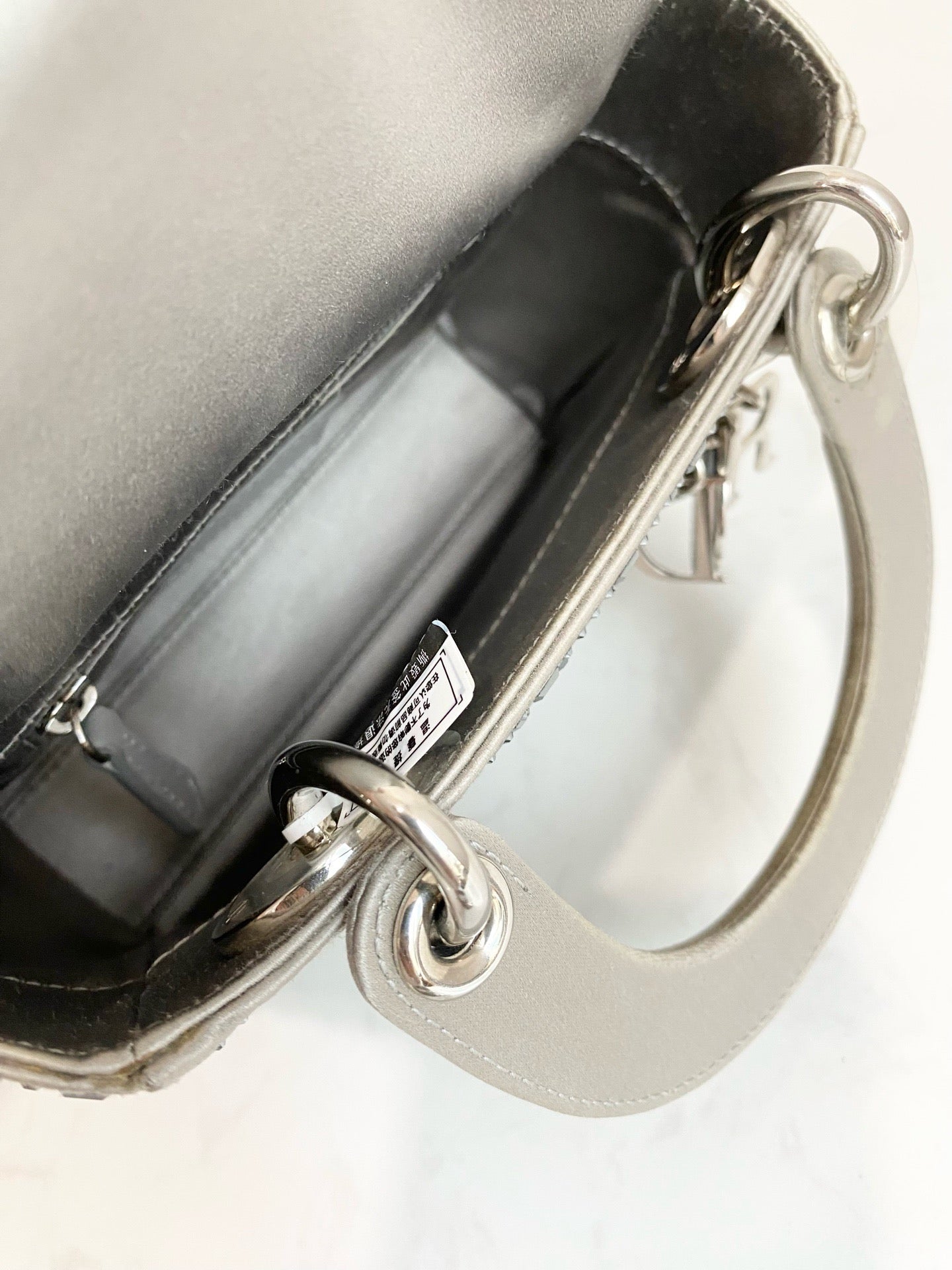 Dior - Lady Dior - Silk - Grey - (mini)