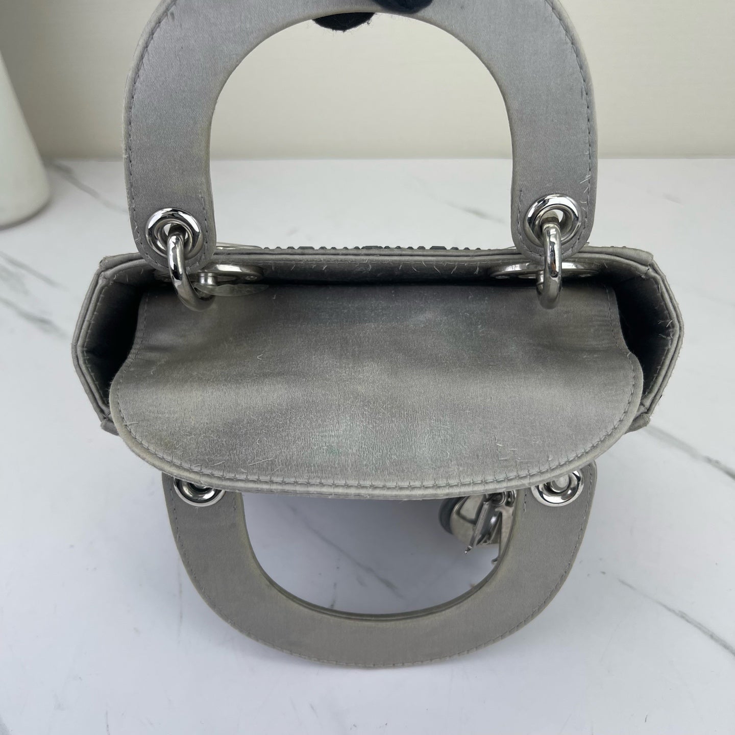 Dior - Lady Dior - Silk - Grey - (mini)