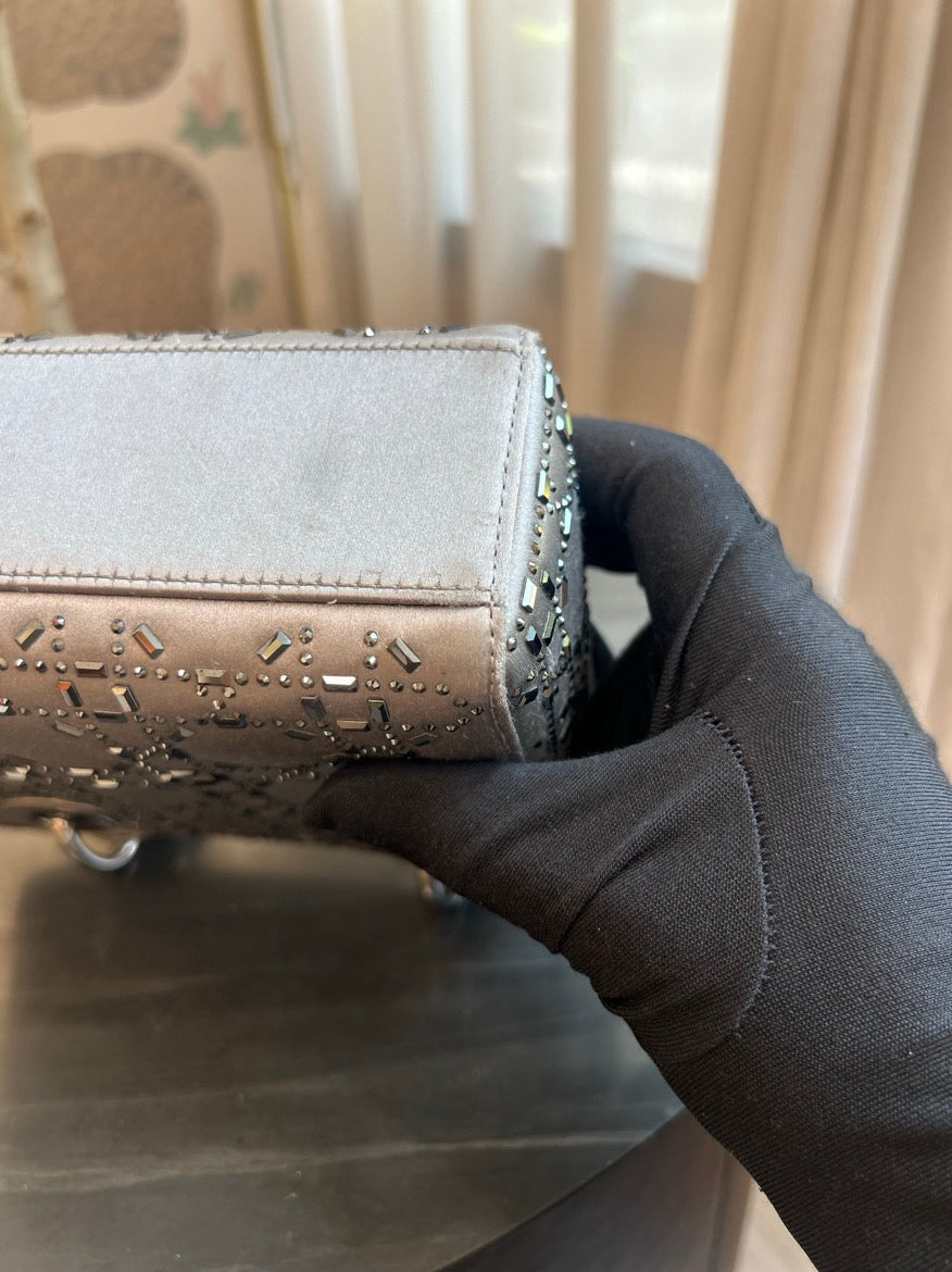 Dior - Lady Dior - Silk - Grey - (mini)