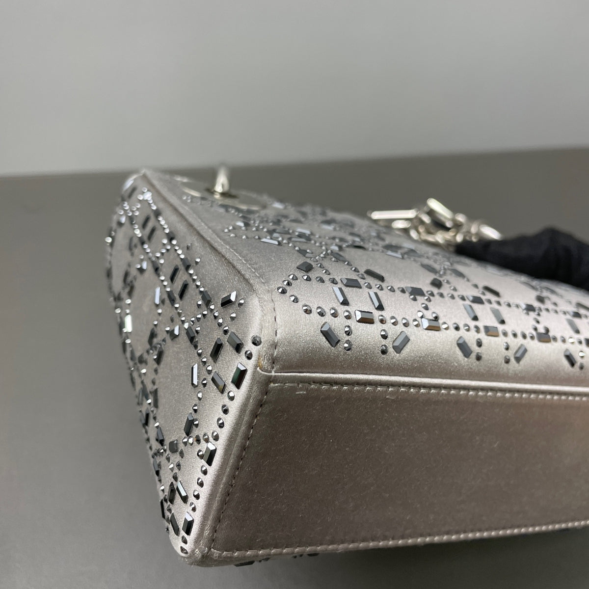 Dior - Lady Dior - Silk - Grey - (mini)
