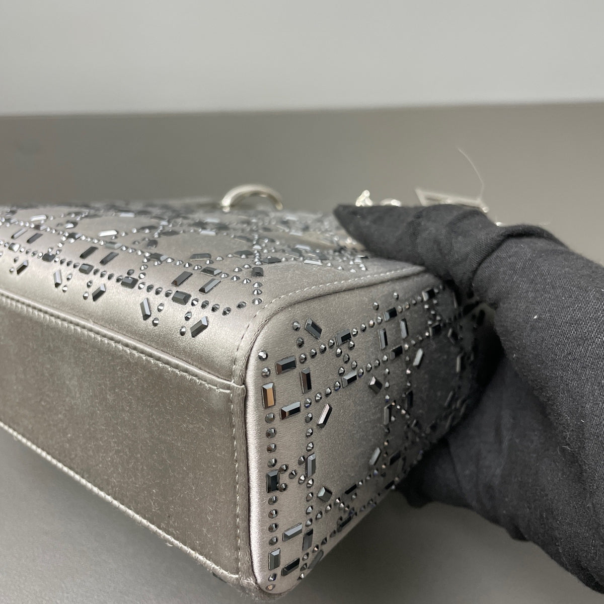 Dior - Lady Dior - Silk - Grey - (mini)