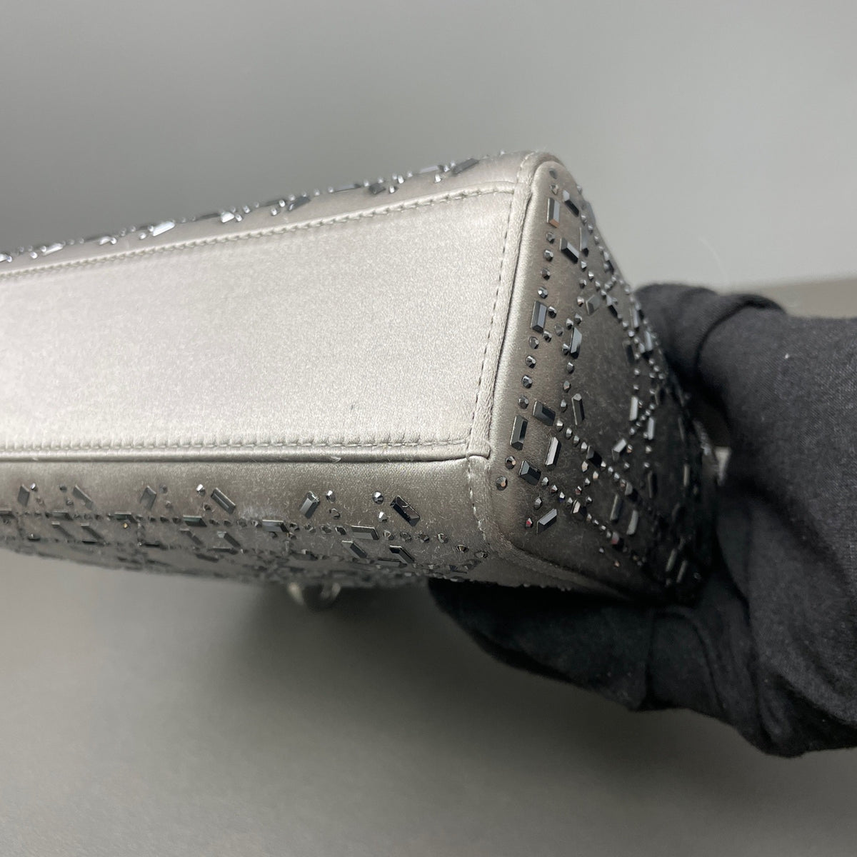 Dior - Lady Dior - Silk - Grey - (mini)