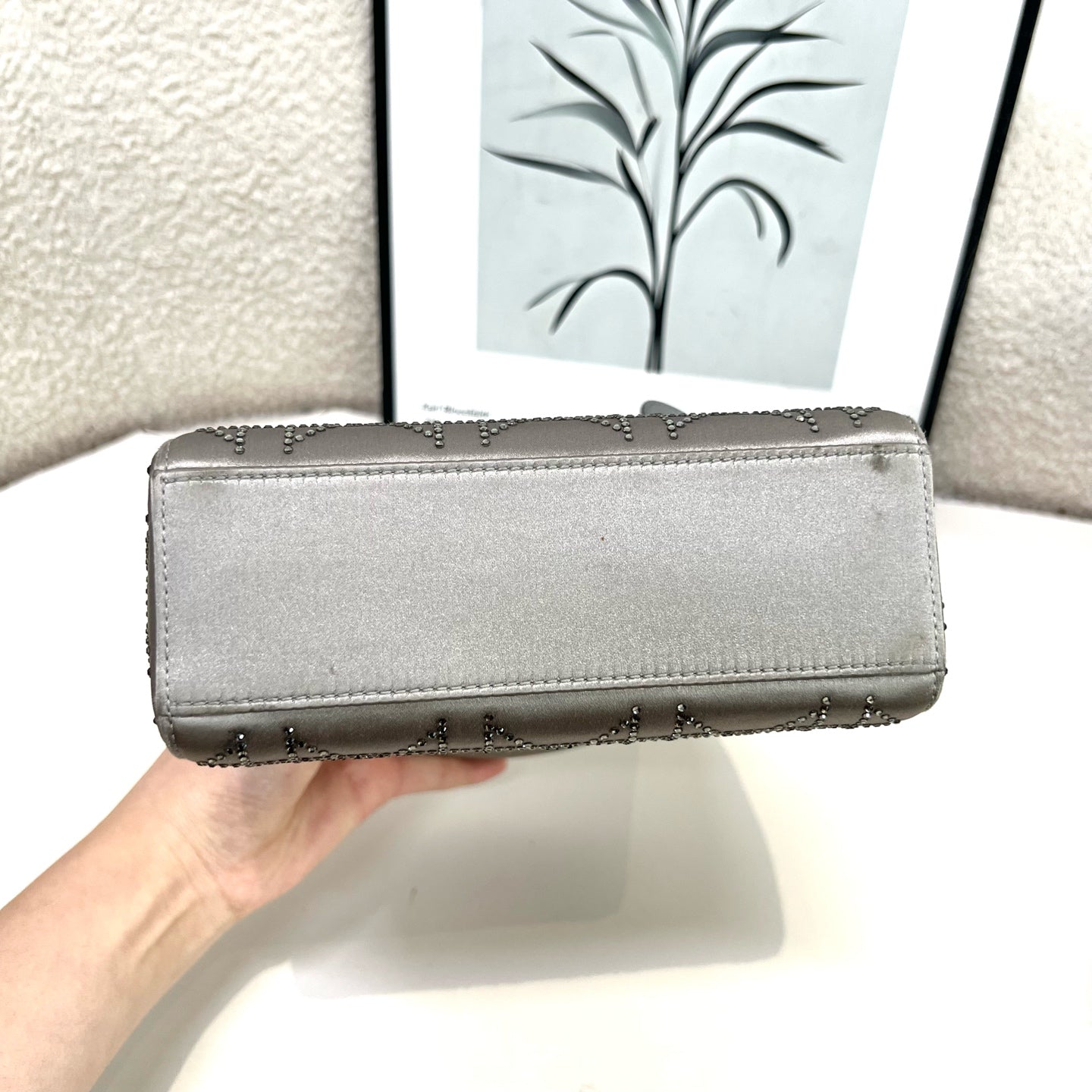 Dior - Lady Dior - Silk - Silver - (mini)