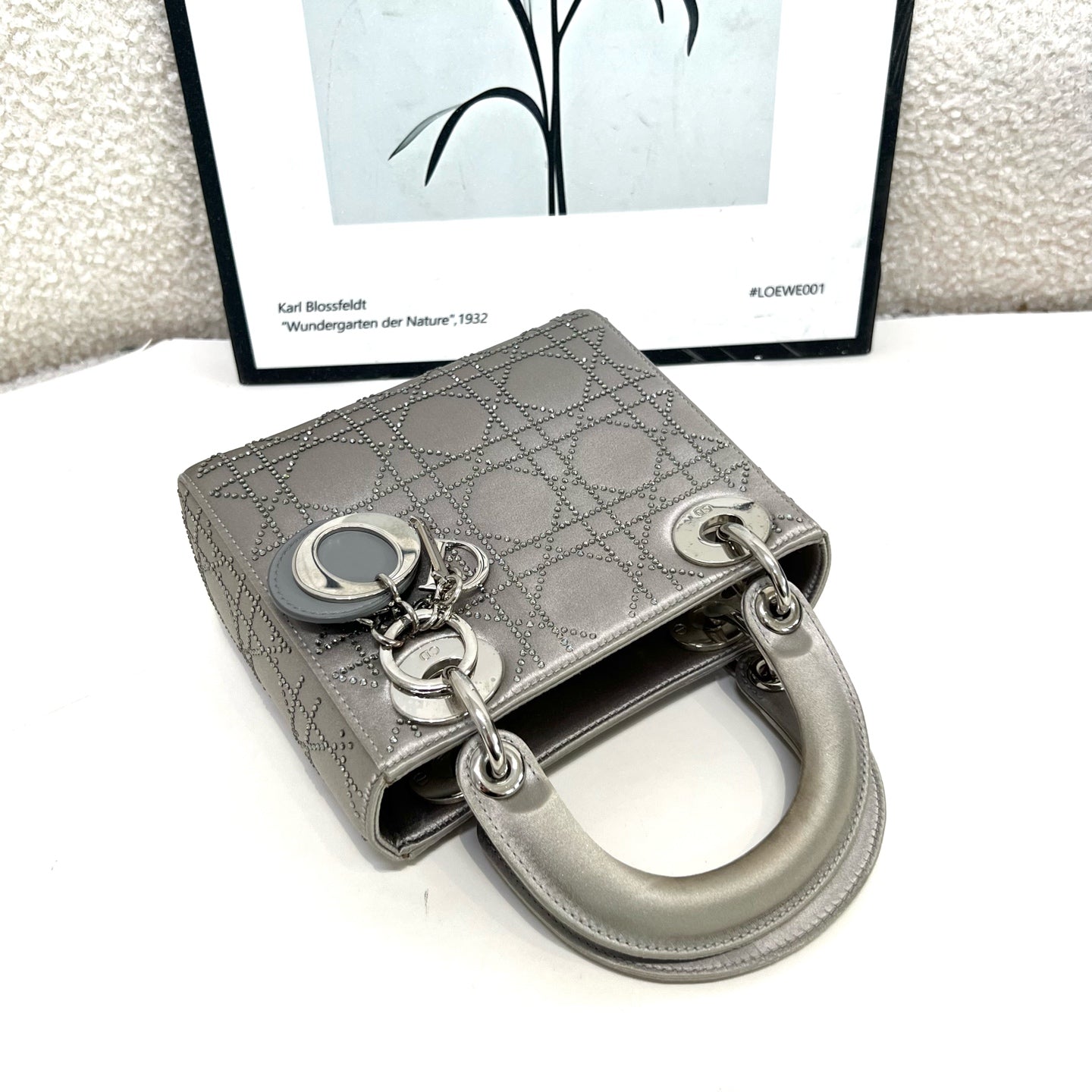 Dior - Lady Dior - Silk - Silver - (mini)