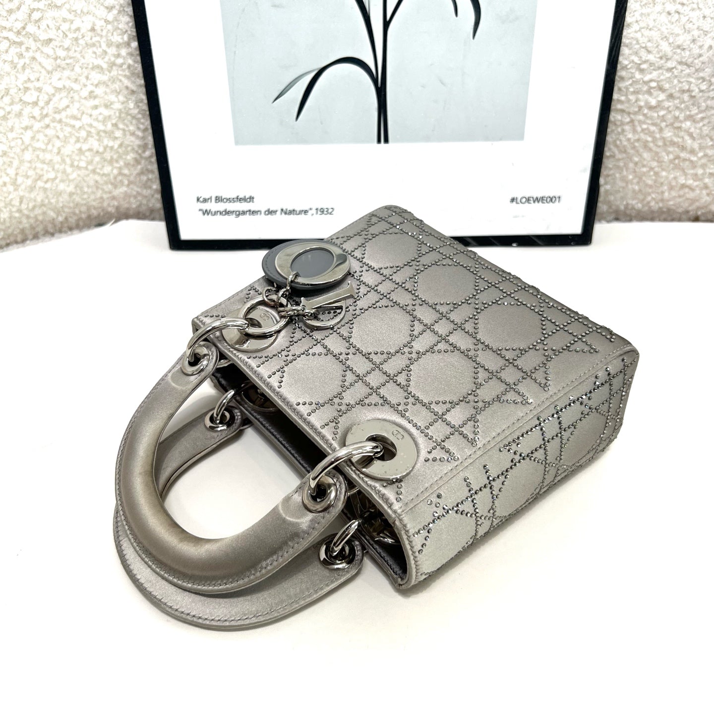 Dior - Lady Dior - Silk - Silver - (mini)