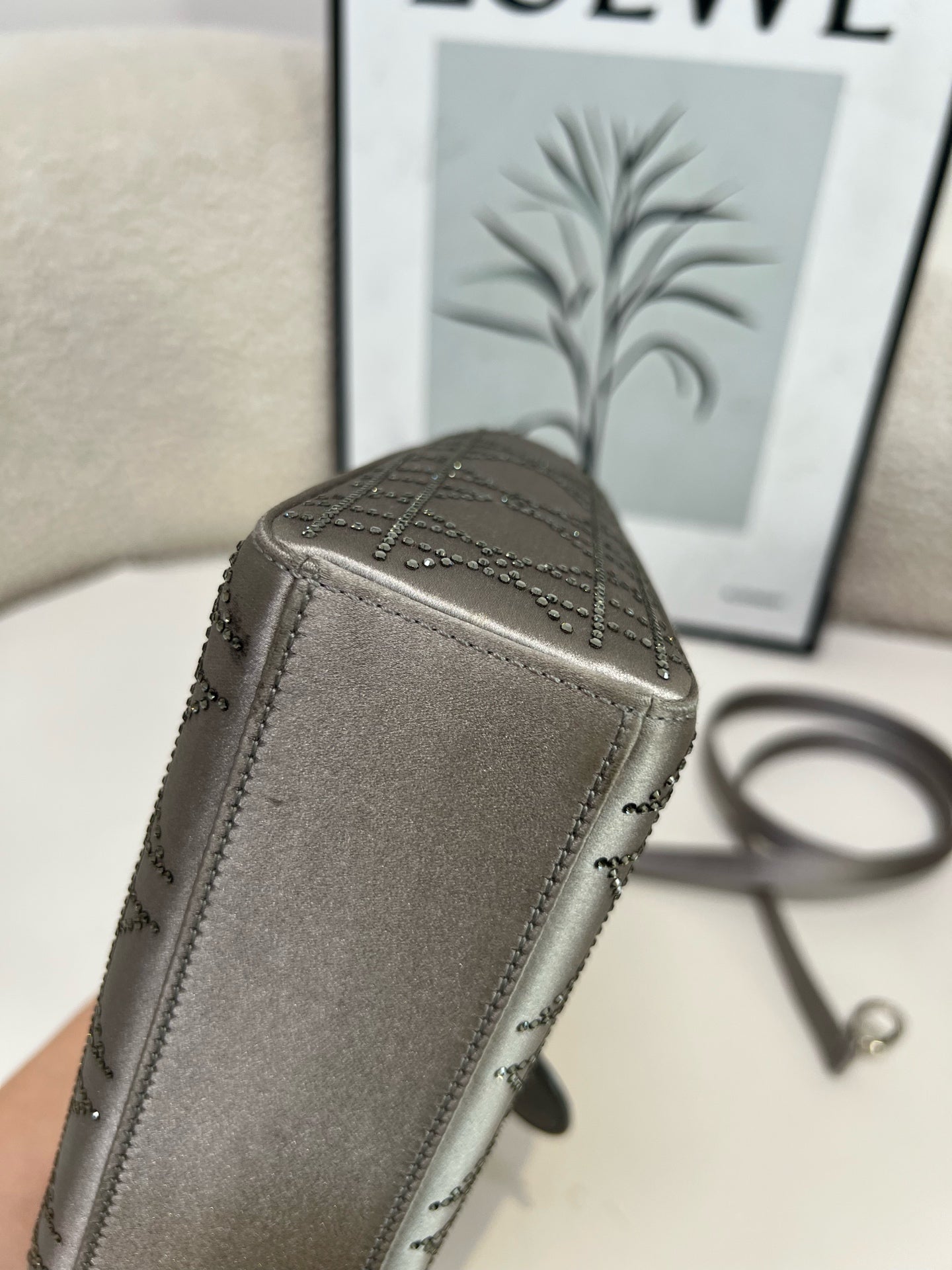 Dior - Lady Dior - Silk - Silver - (mini)