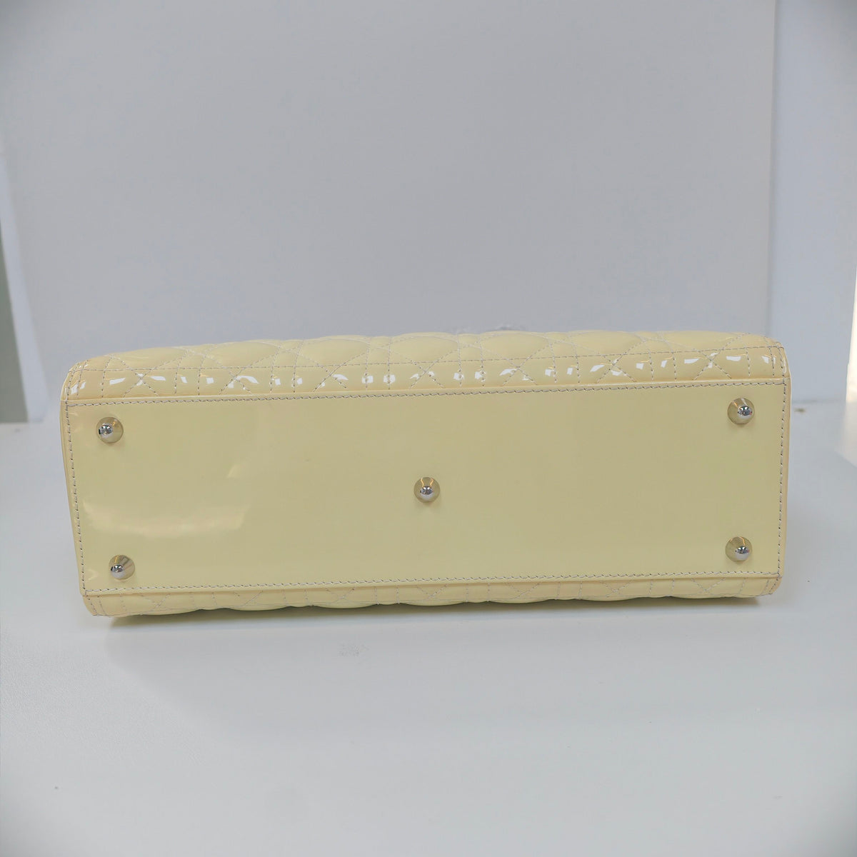 Dior - Lady Dior Small - Patent leather - Yellow - (small)