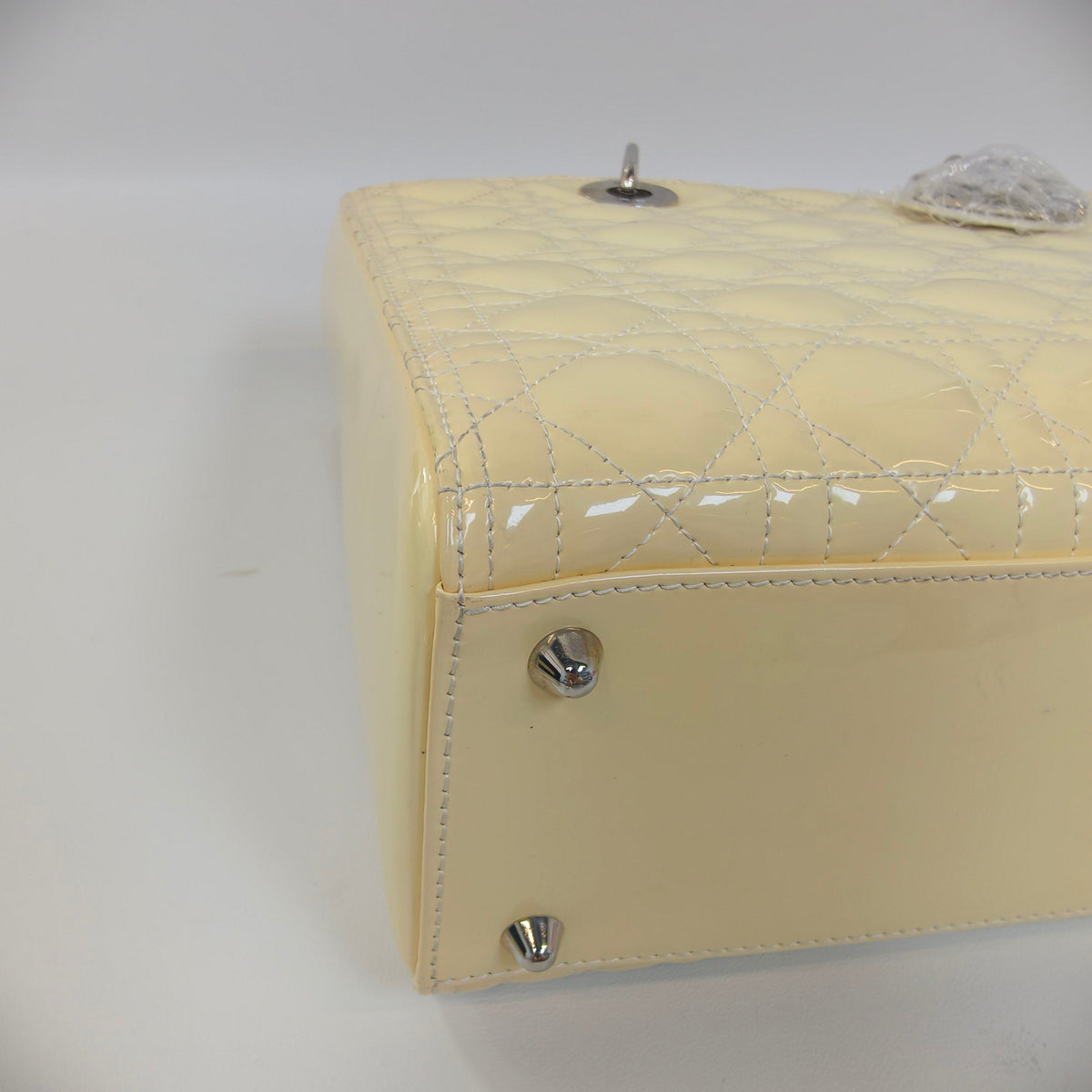 Dior - Lady Dior Small - Patent leather - Yellow - (small)