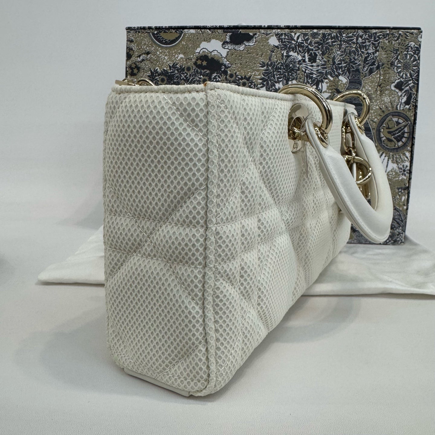 Dior - Lady Dior - Synthetic - White - (Small)