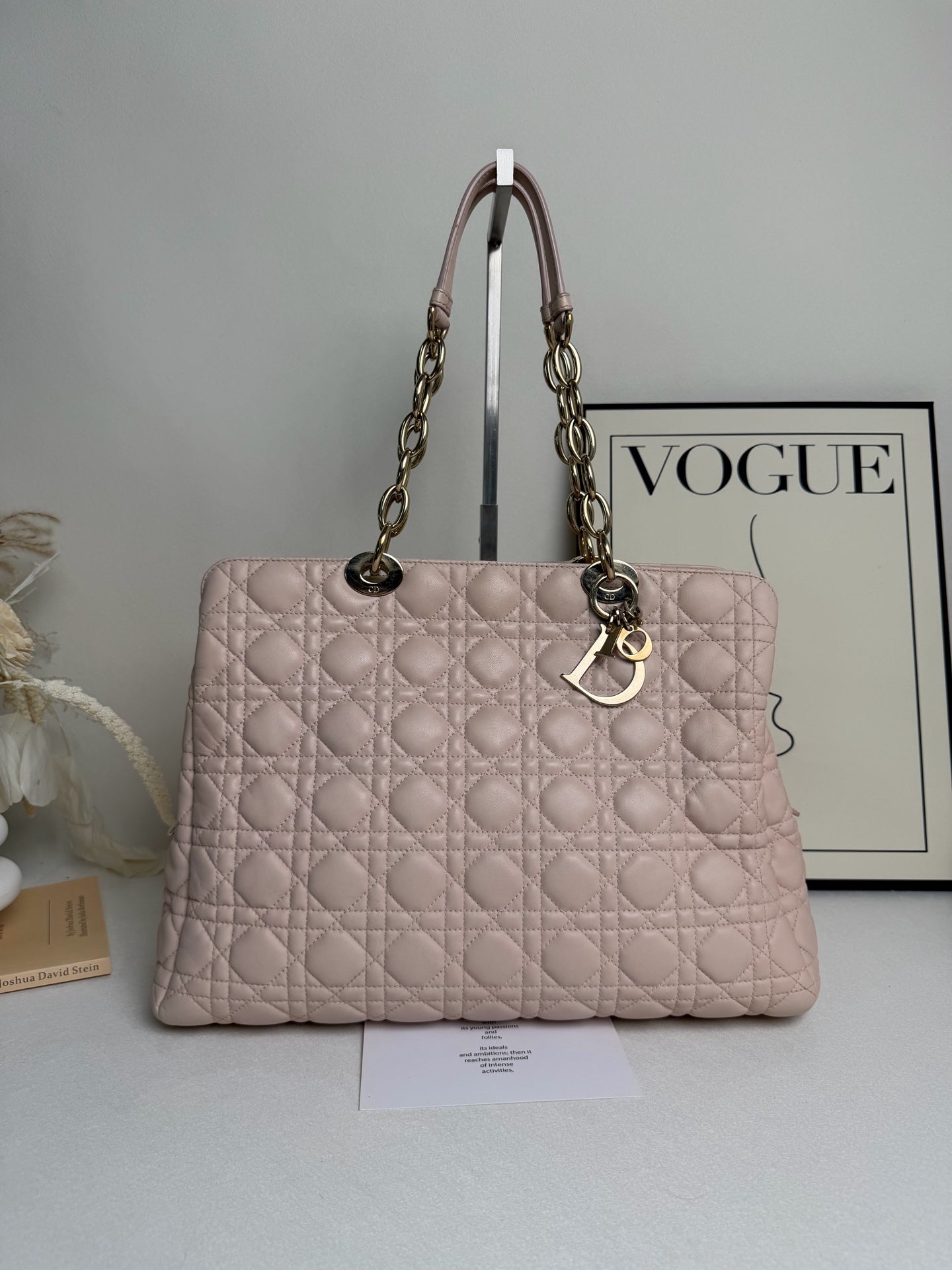 Dior - Lady Dior Tote - Leather - Pink - (medium)
