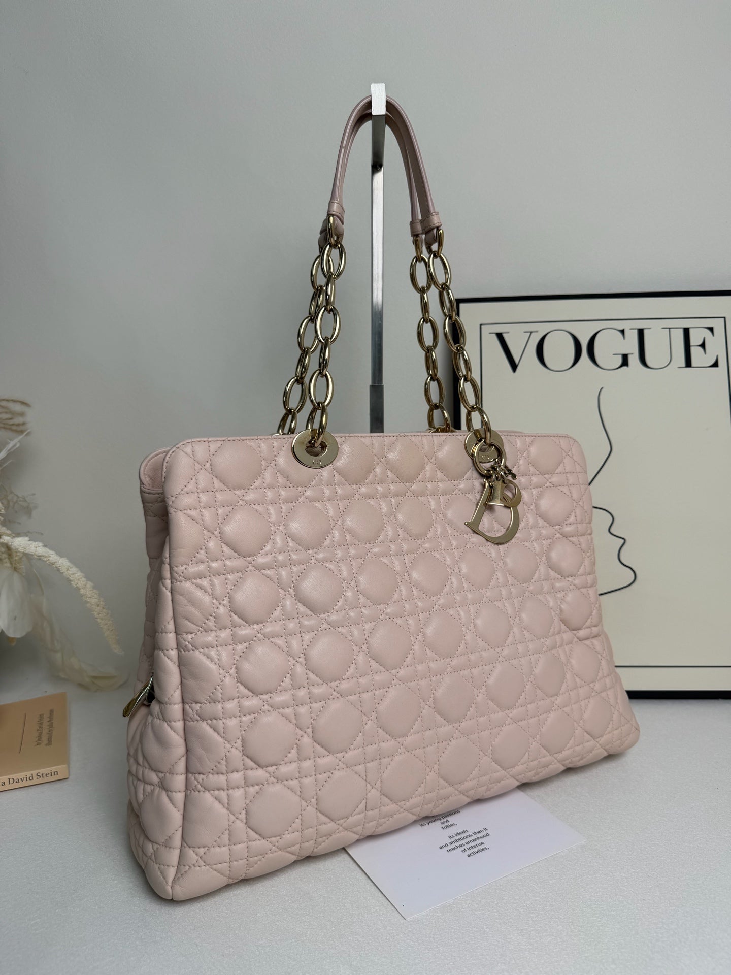Dior - Lady Dior Tote - Leather - Pink - (medium)