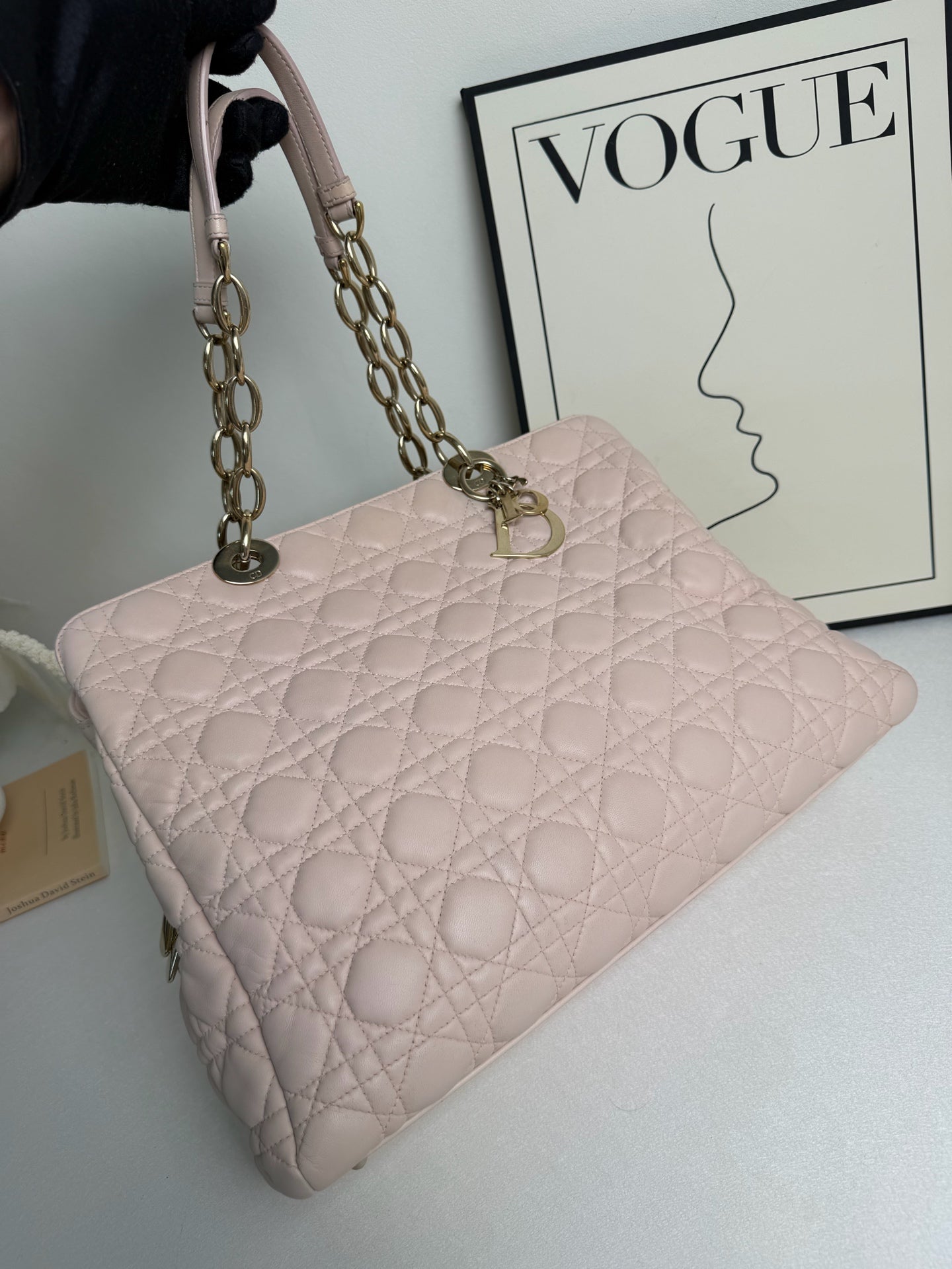 Dior - Lady Dior Tote - Leather - Pink - (medium)
