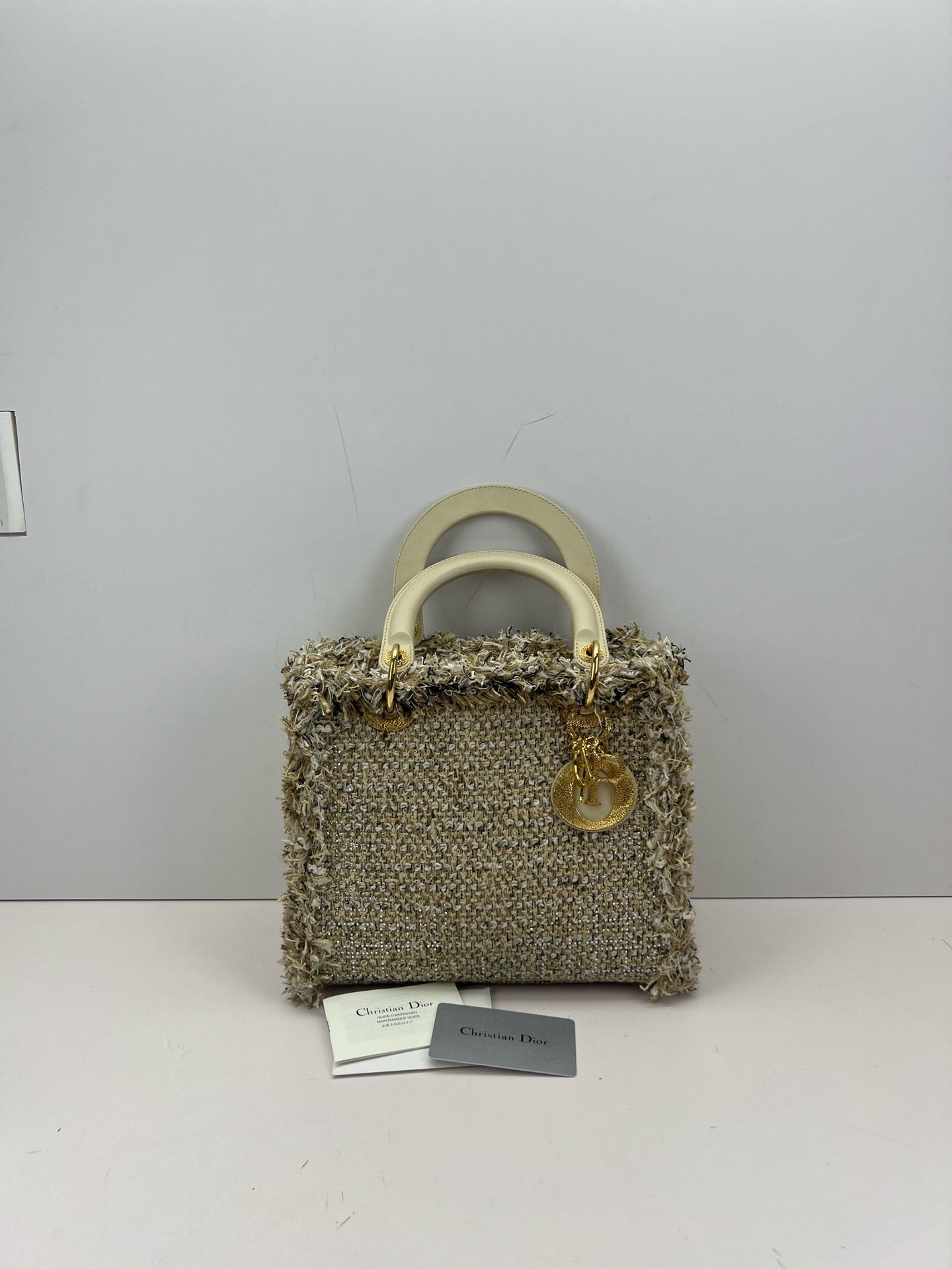 Dior - Lady Dior - Tweed - Beige - (medium)