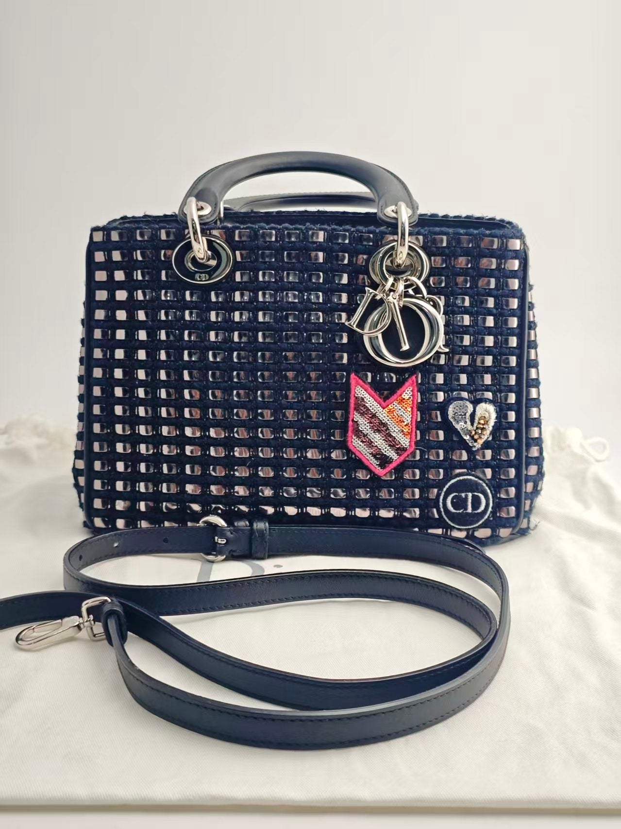 Dior - Lady Dior - Tweed - Black - (medium)