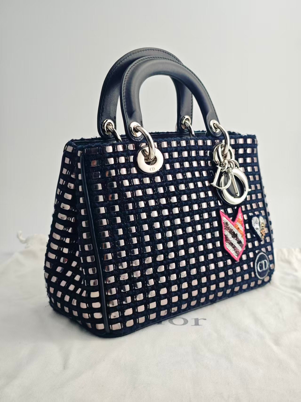 Dior - Lady Dior - Tweed - Black - (medium)