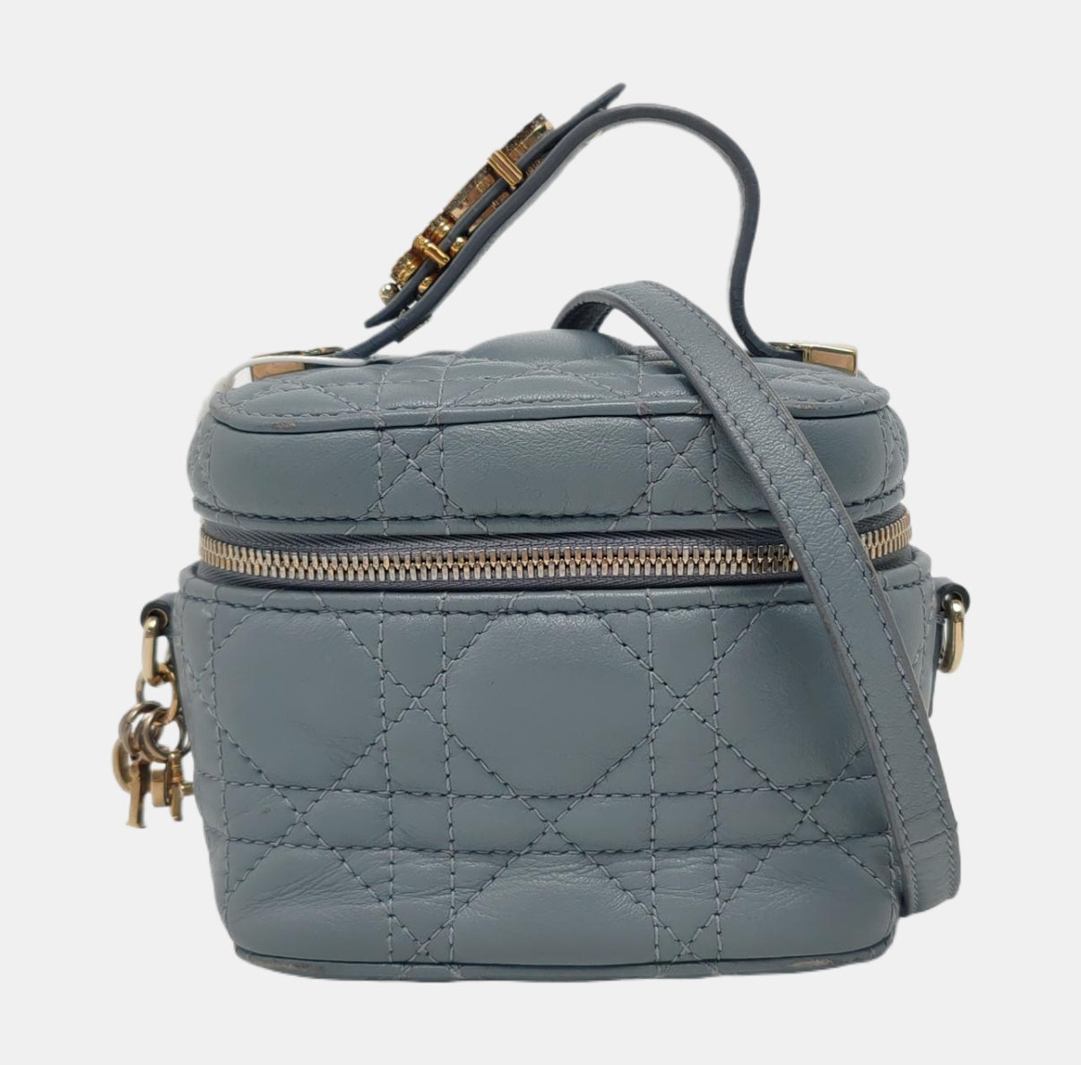 Dior - Lady Dior Vanity - Leather - Blue