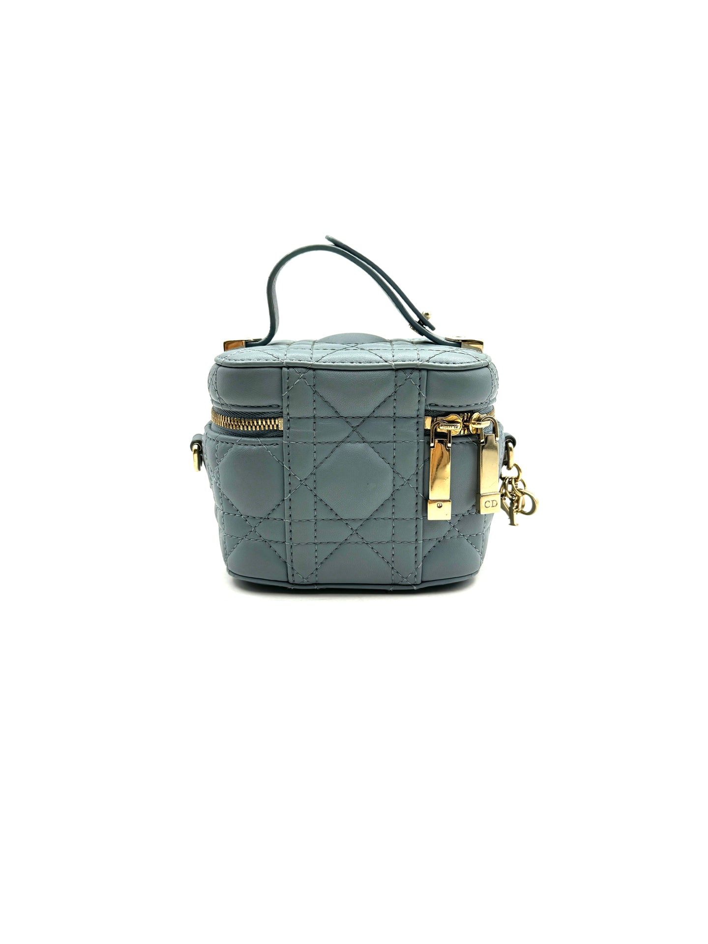 Dior - Lady Dior Vanity - Lambskin leather - Blue - (mini)