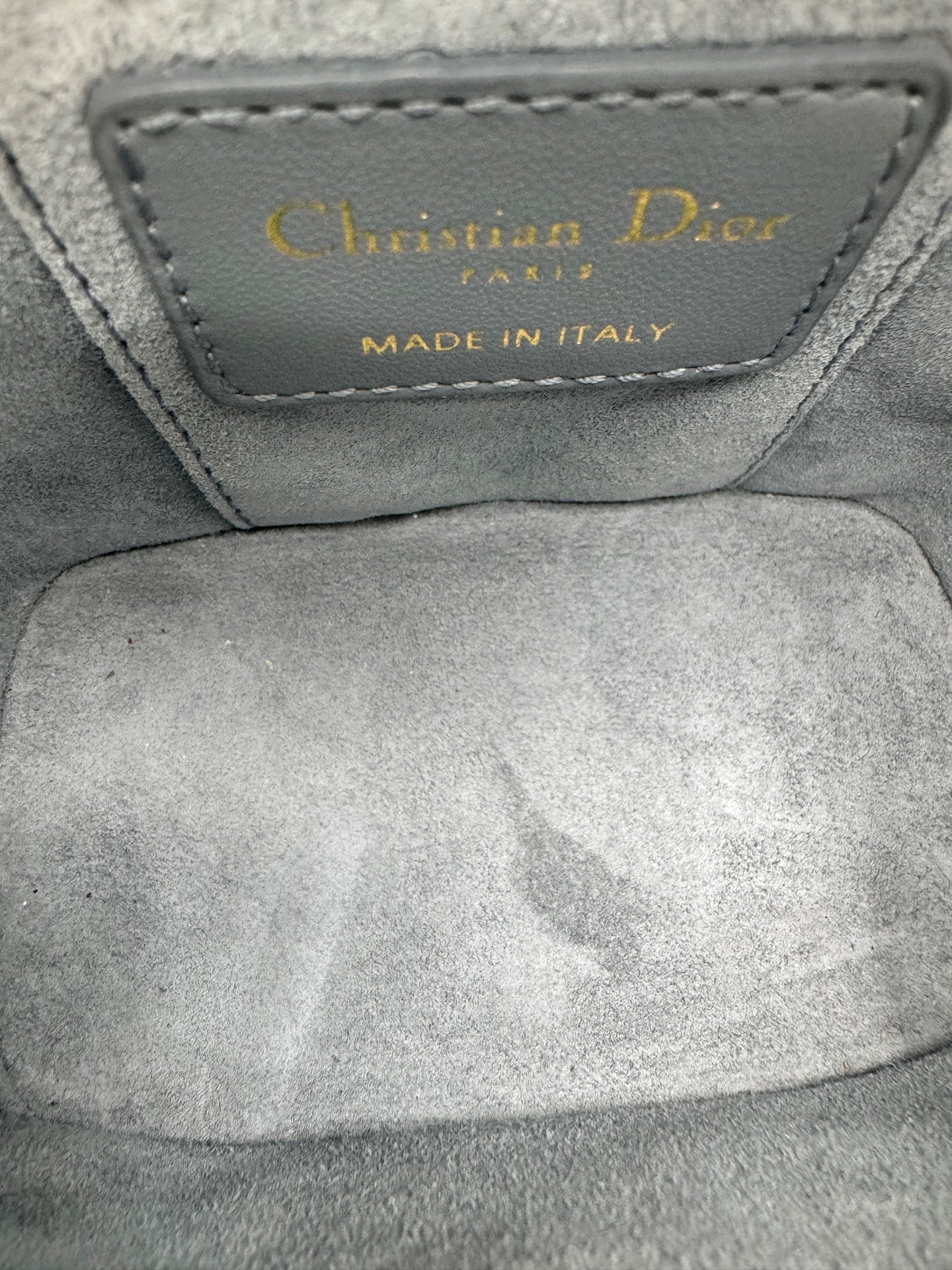 Dior - Lady Dior Vanity - Lambskin leather - Blue - (mini)