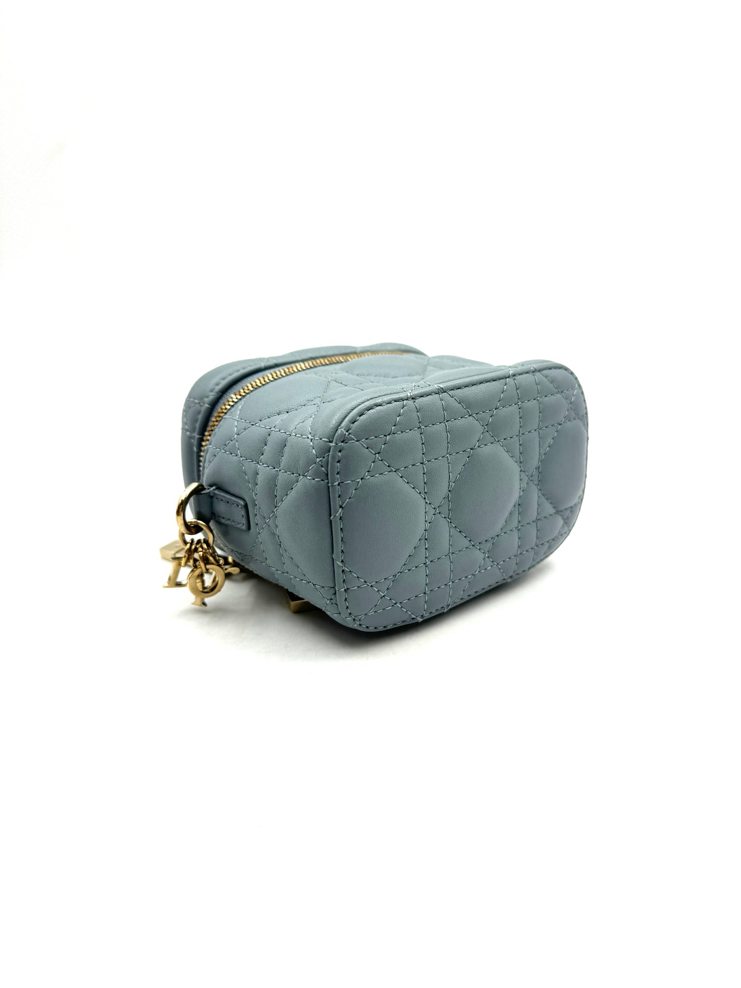 Dior - Lady Dior Vanity - Lambskin leather - Blue - (mini)
