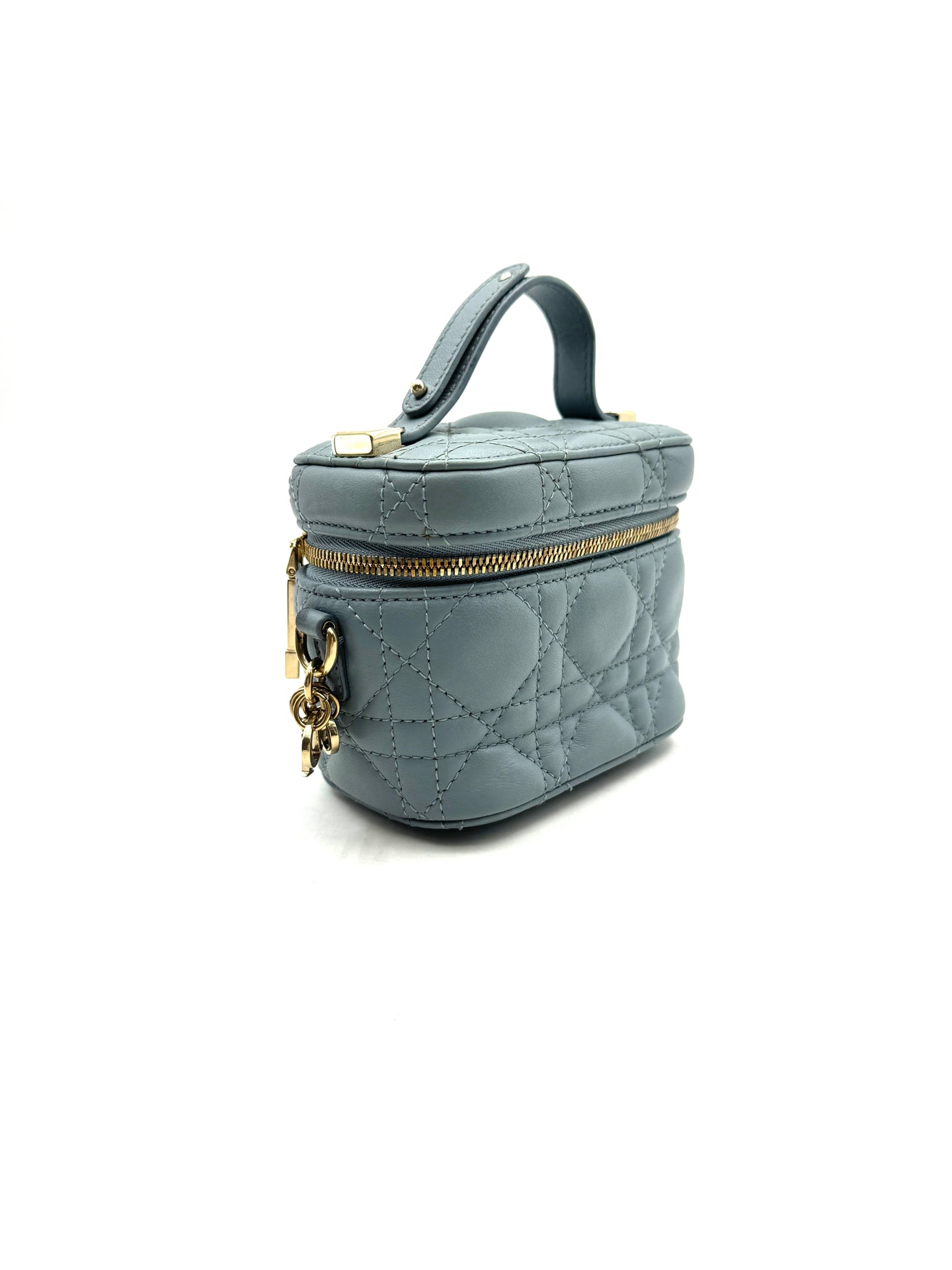 Dior - Lady Dior Vanity - Lambskin leather - Blue - (mini)