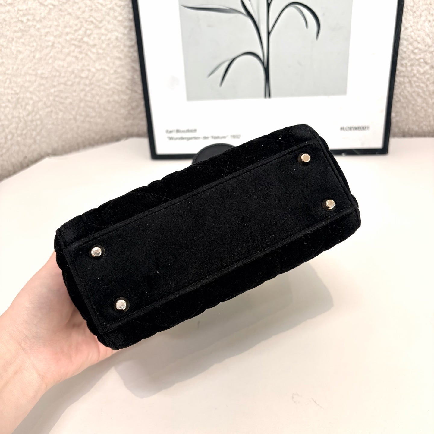 Dior - Lady Dior - Velvet - Black - (mini)