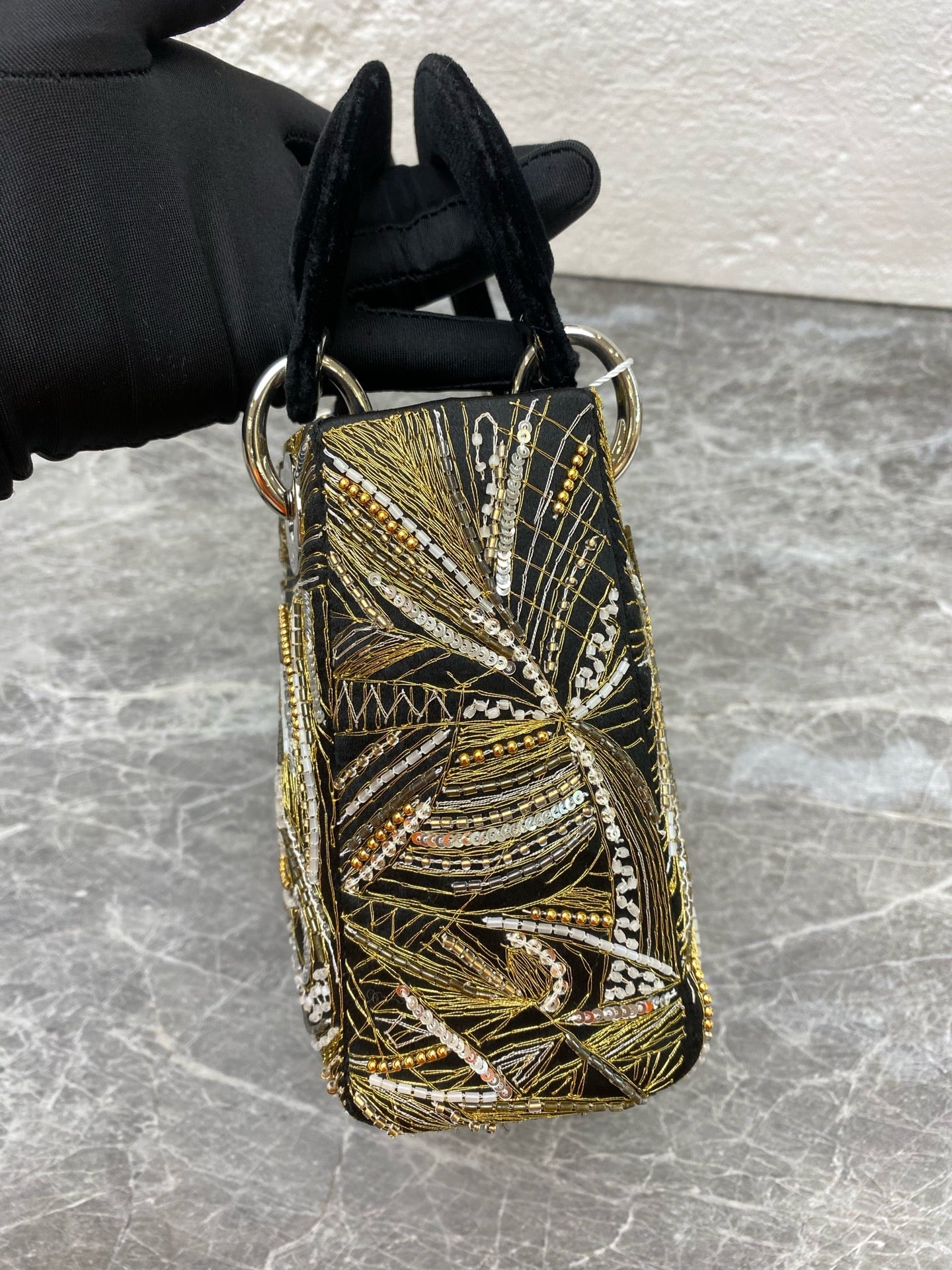 Dior - Lady Dior - Velvet - Black - (mini)