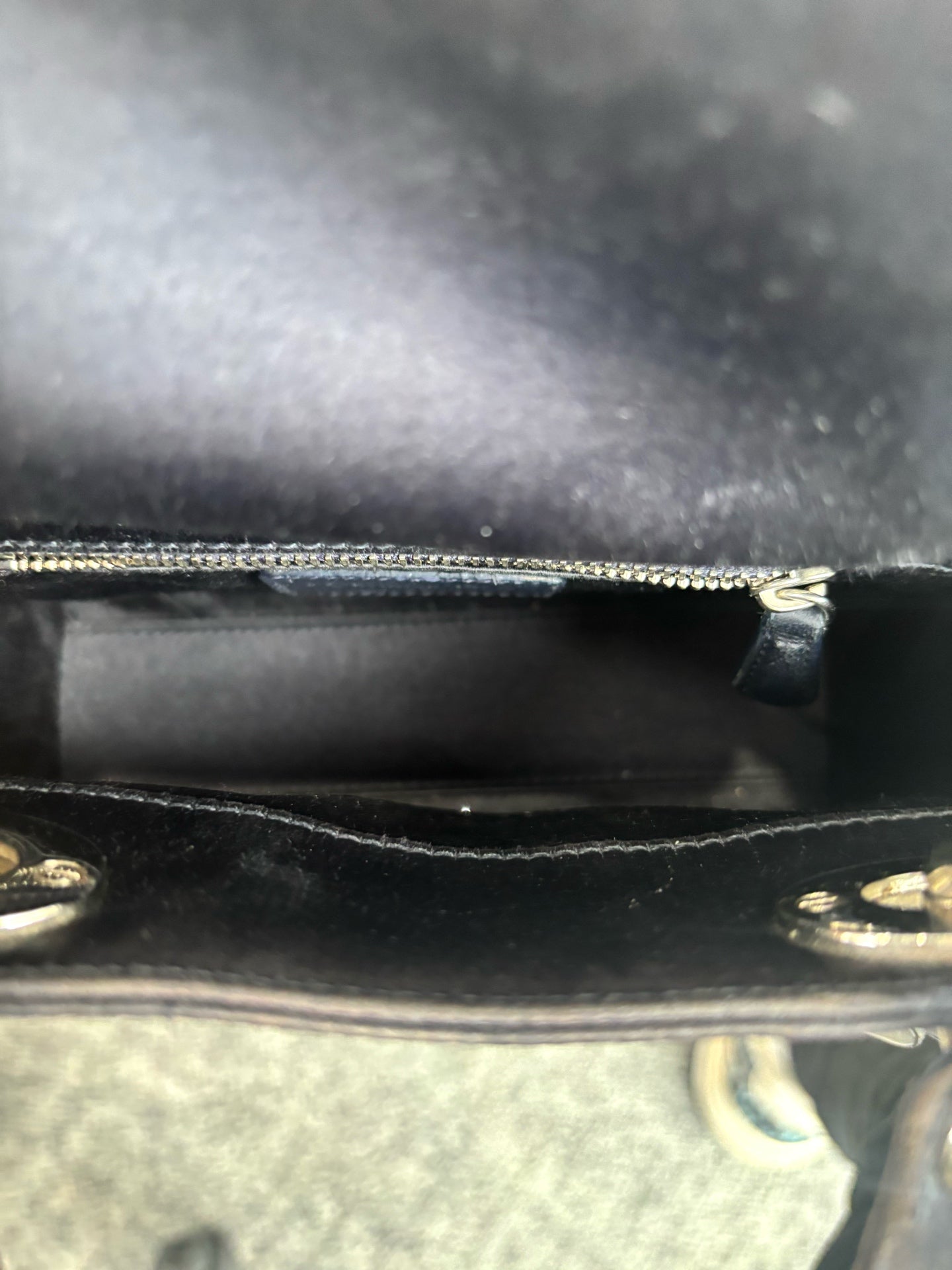 Dior - Lady Dior - Velvet - Black - (mini)