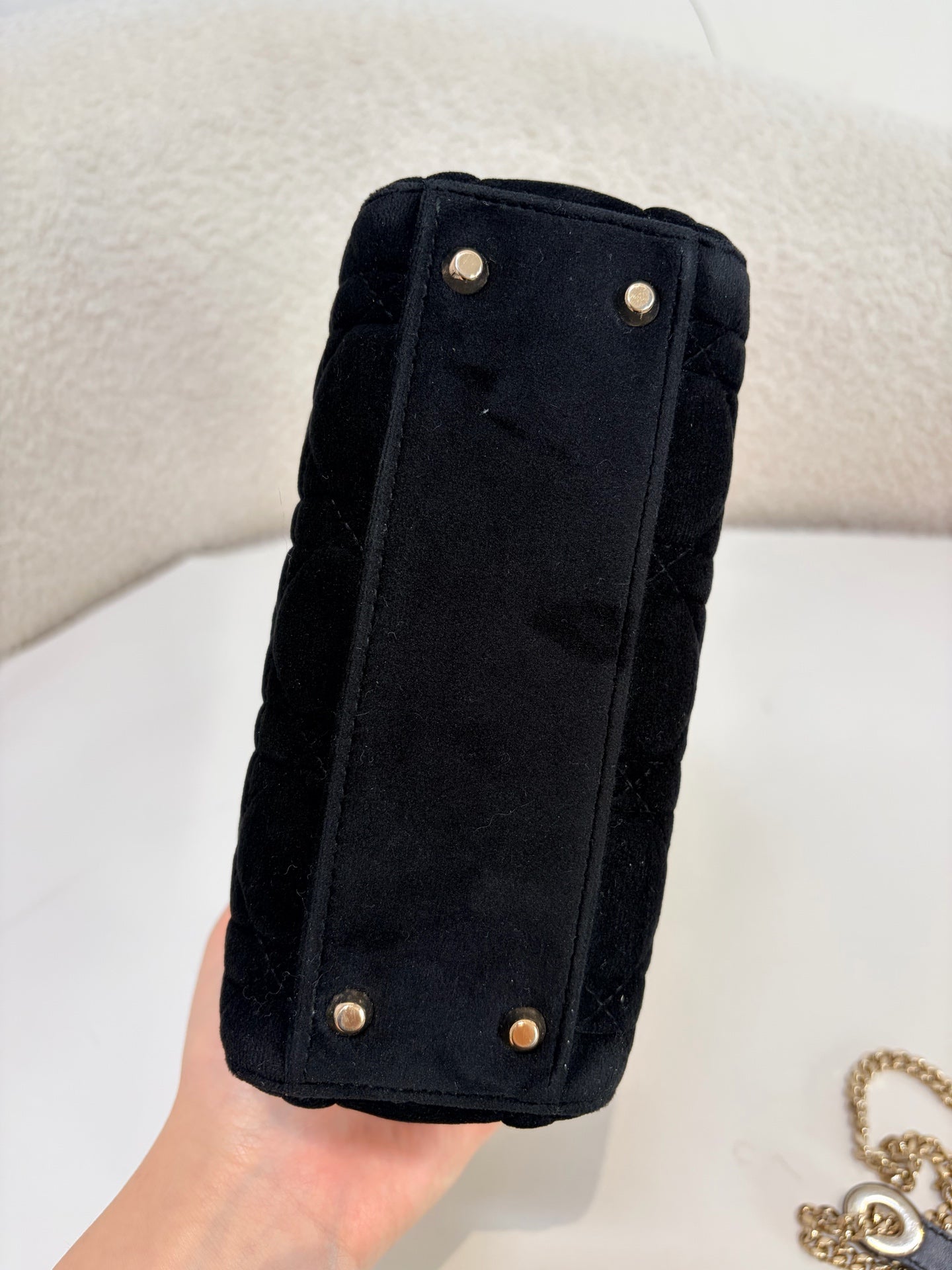 Dior - Lady Dior - Velvet - Black - (mini)
