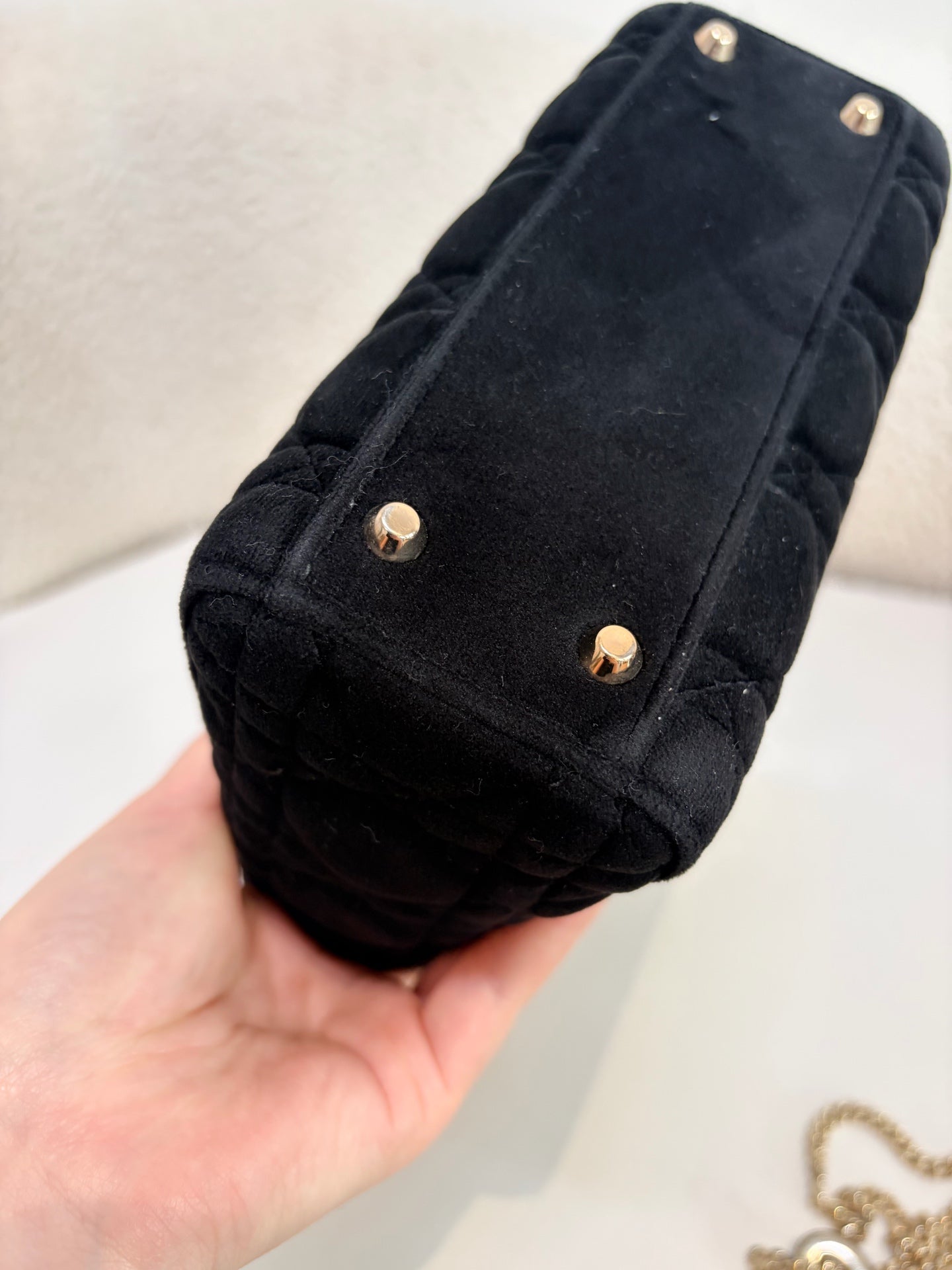 Dior - Lady Dior - Velvet - Black - (mini)