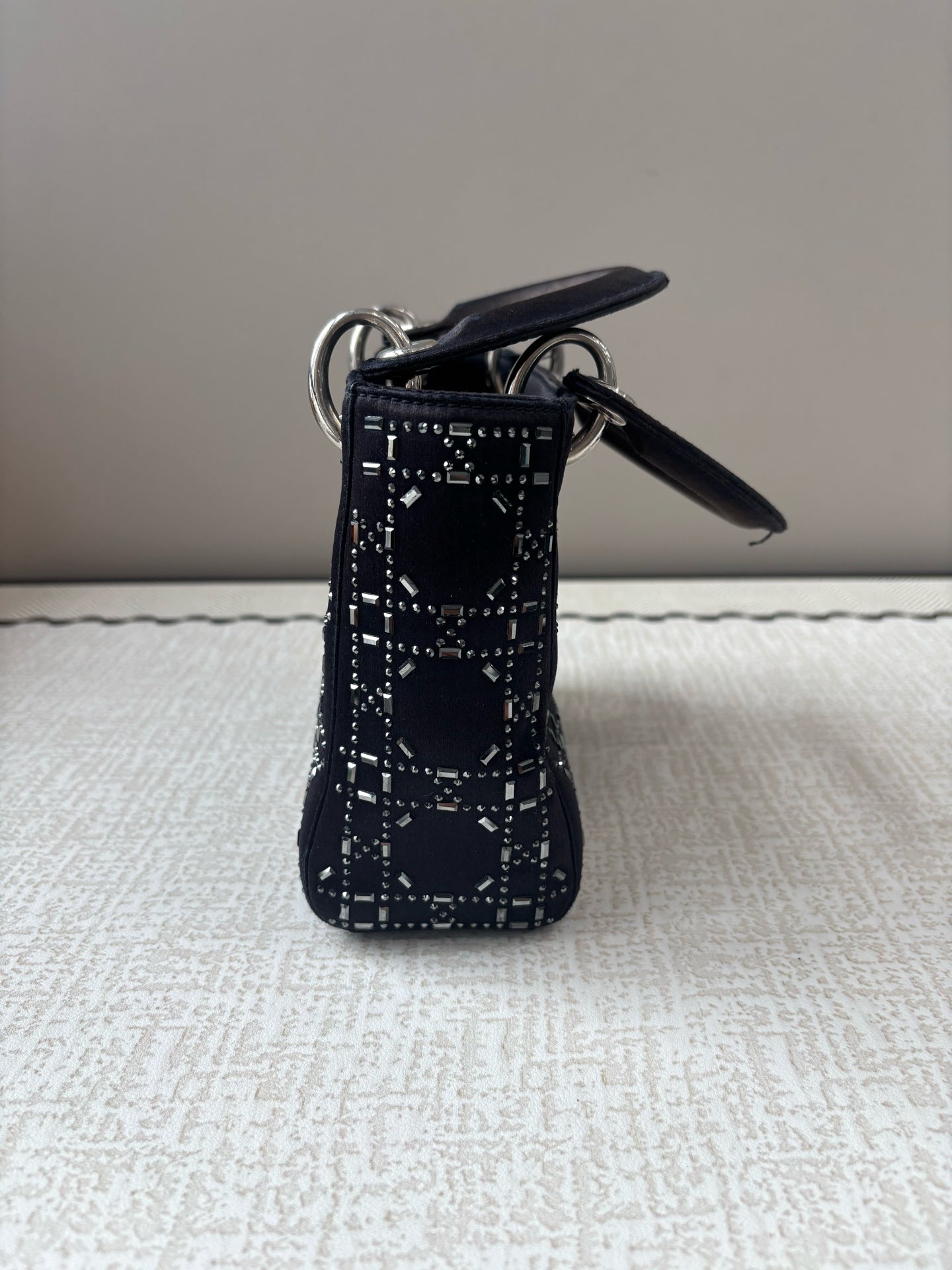 Dior - Lady Dior - Velvet - Black - (Small)