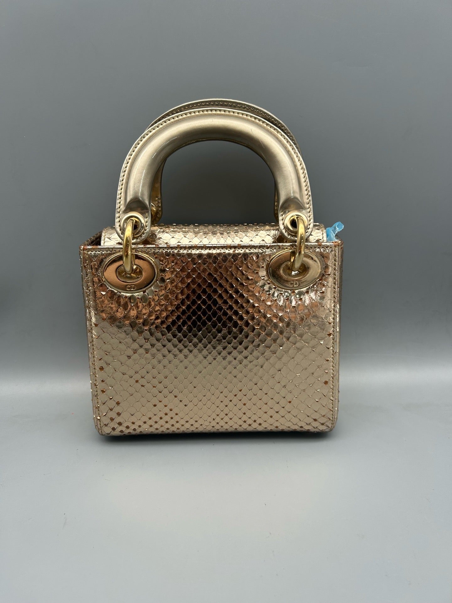 Dior - Lady Dior - Water snake - Gold - (mini)