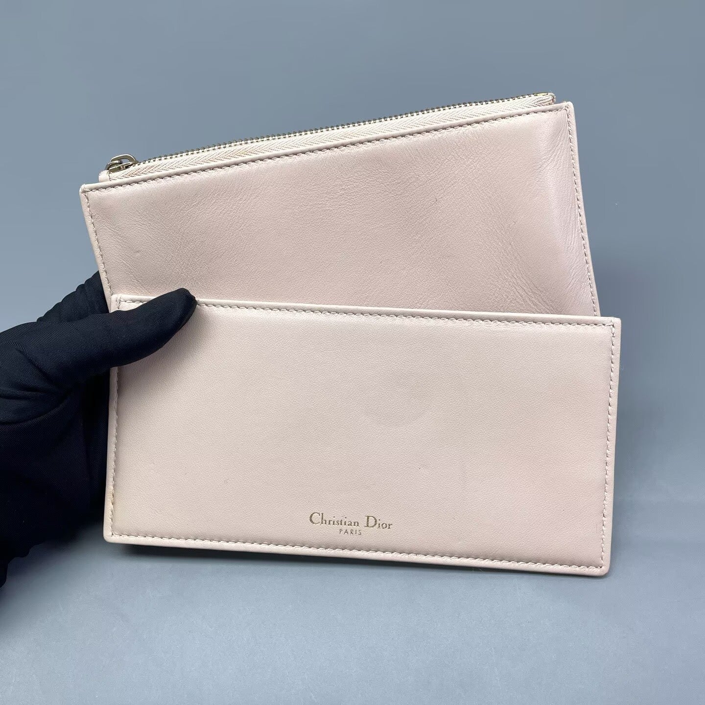 Dior - Lady Dior WOC (Wallet on Chain) 3-in-1 - Lambskin leather - Light Pink with Gold-Tone Hardware - (mini)