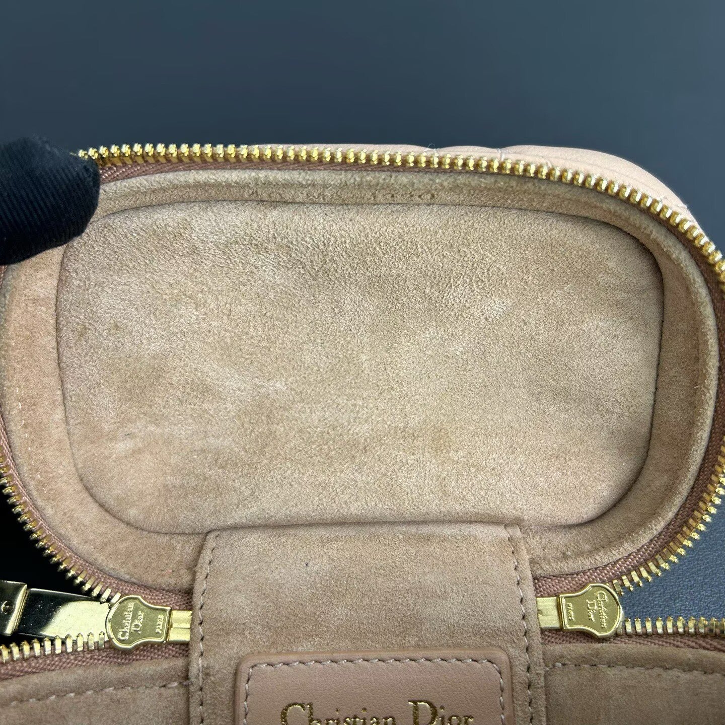Dior - Lady Vanity - Lambskin leather - Nude Pink with Light Gold-Tone Hardware - (mini)